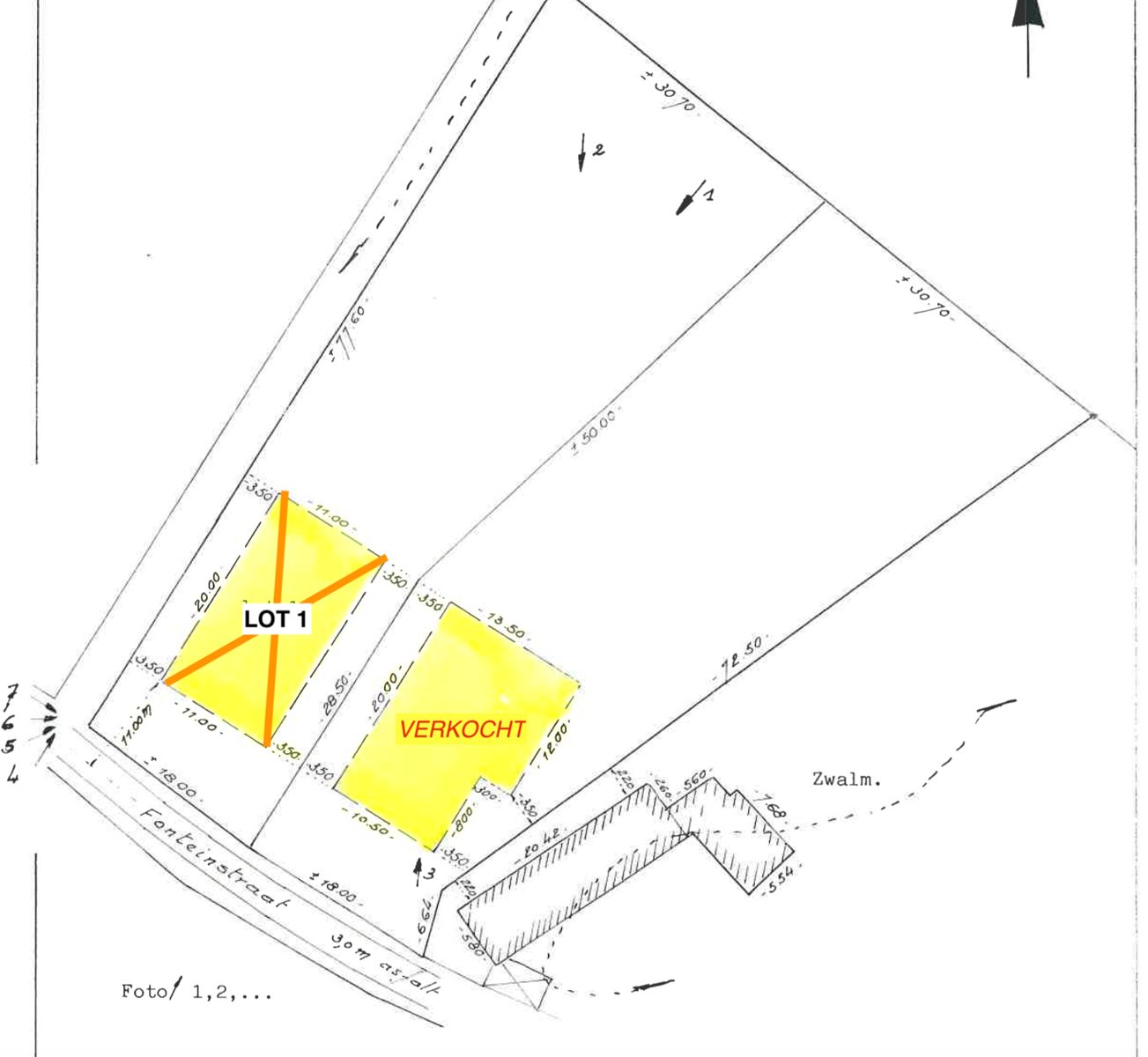 In OPTIE: Mooie bouwgrond OB rustiek/landelijk karakter ! foto 3