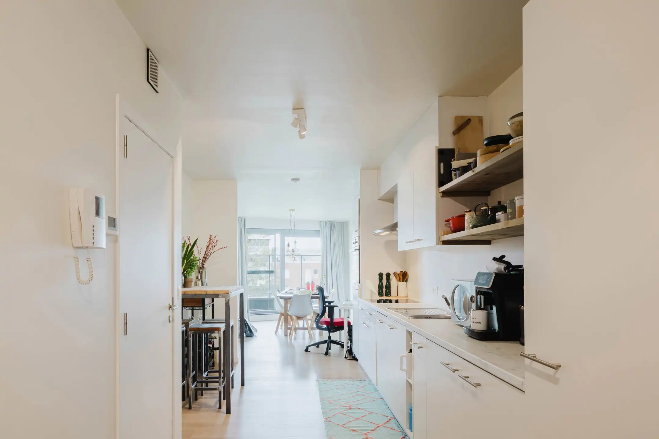 Dakappartement met één slaapkamer en ruim hoekterras te Gent foto 14
