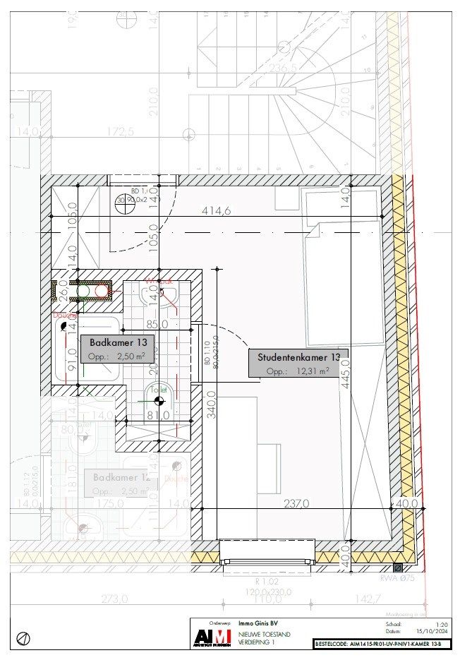 Nieuwbouw 19 studentenkamers - Unieke investeringskans in het hart van Geel foto 15