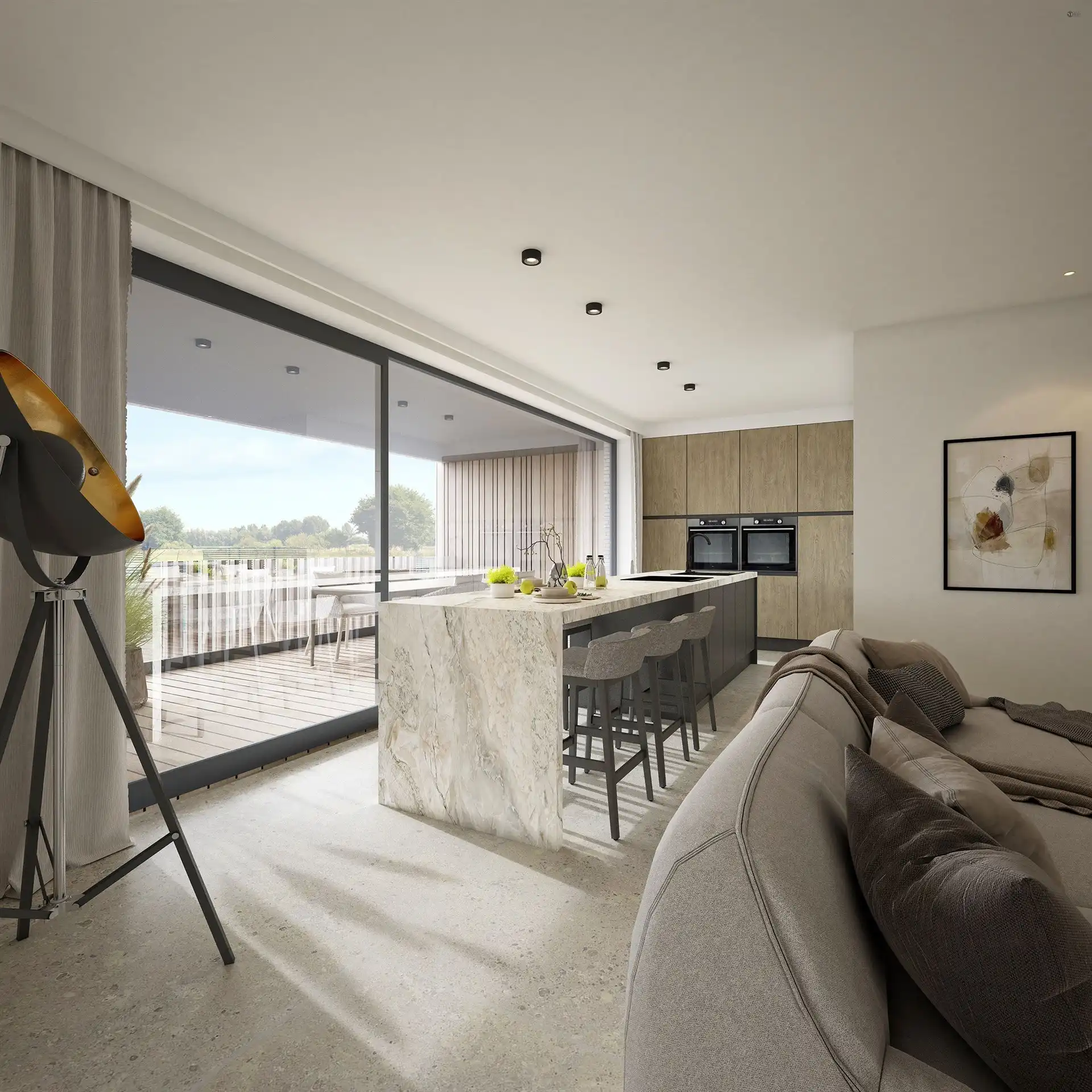 Penthouse met 2 slaapkamers foto 5