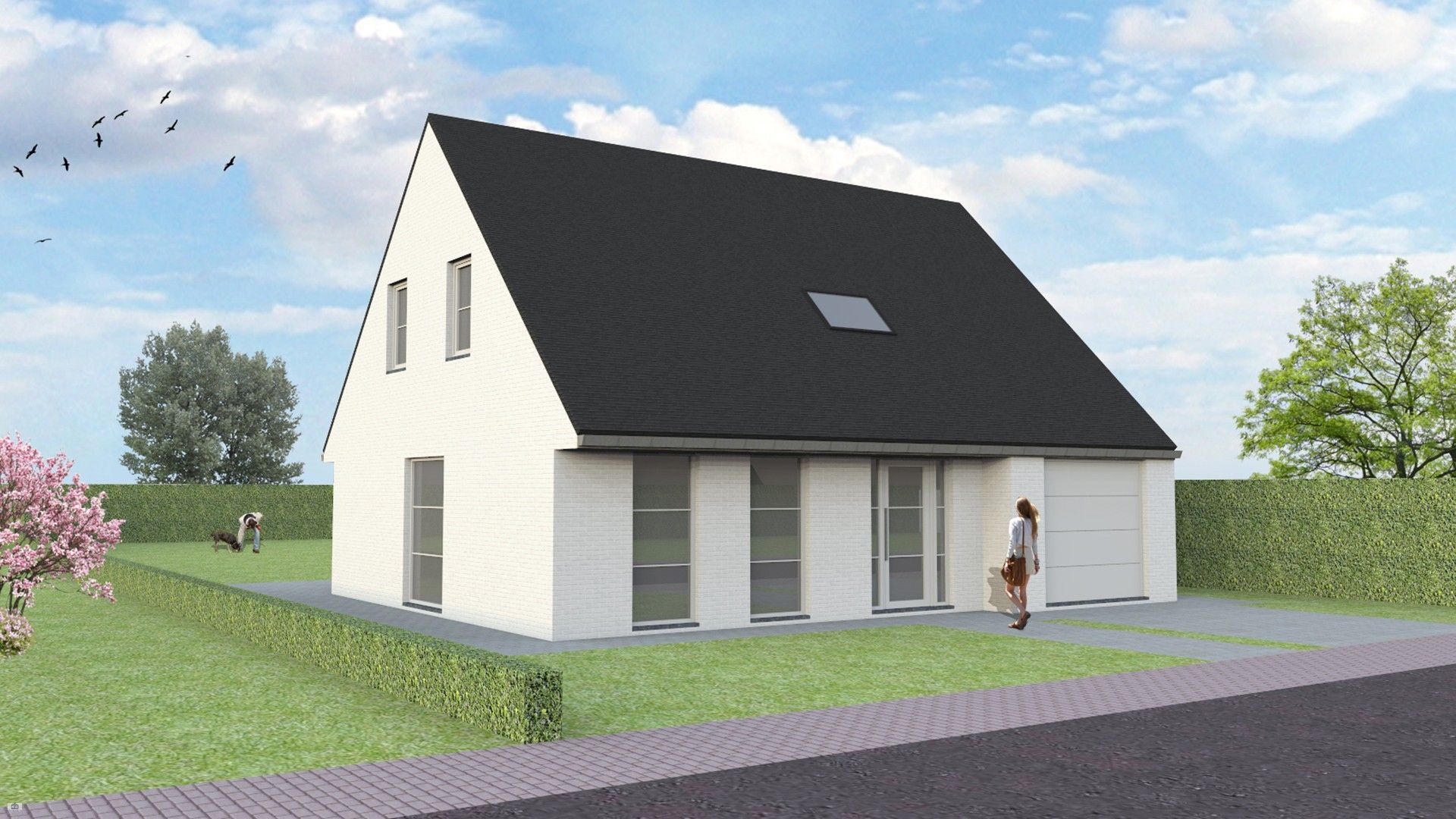 Nieuw te bouwen woning te Grimbergen foto 1