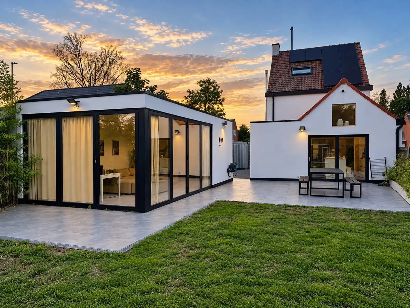 Ruime woning met bijgebouw en uitzicht op het Drongengoed foto {{pictureIndex}}
