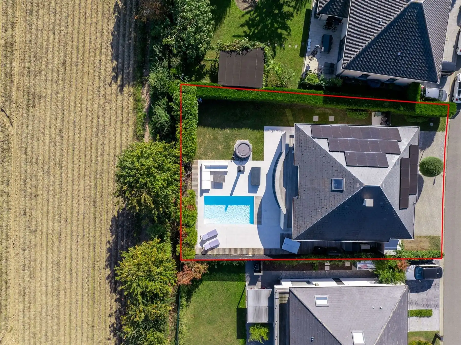  ENERGIEZUINIGE, MODERNE VILLA (2010) MET VERWARMD ZWEMBAD foto 19