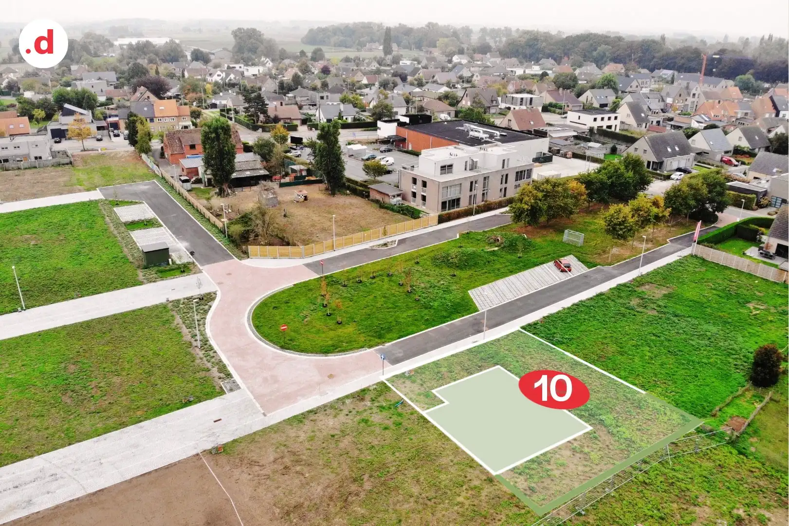 Nieuwe bouwgronden voor open bebouwing dicht bij het centrum foto 3