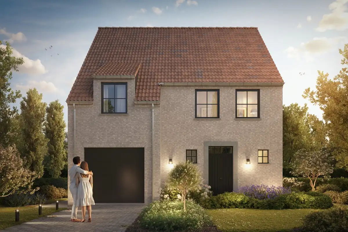 Hectaar bouwt alleenstaande woning in het rustige Meulebeke foto 2