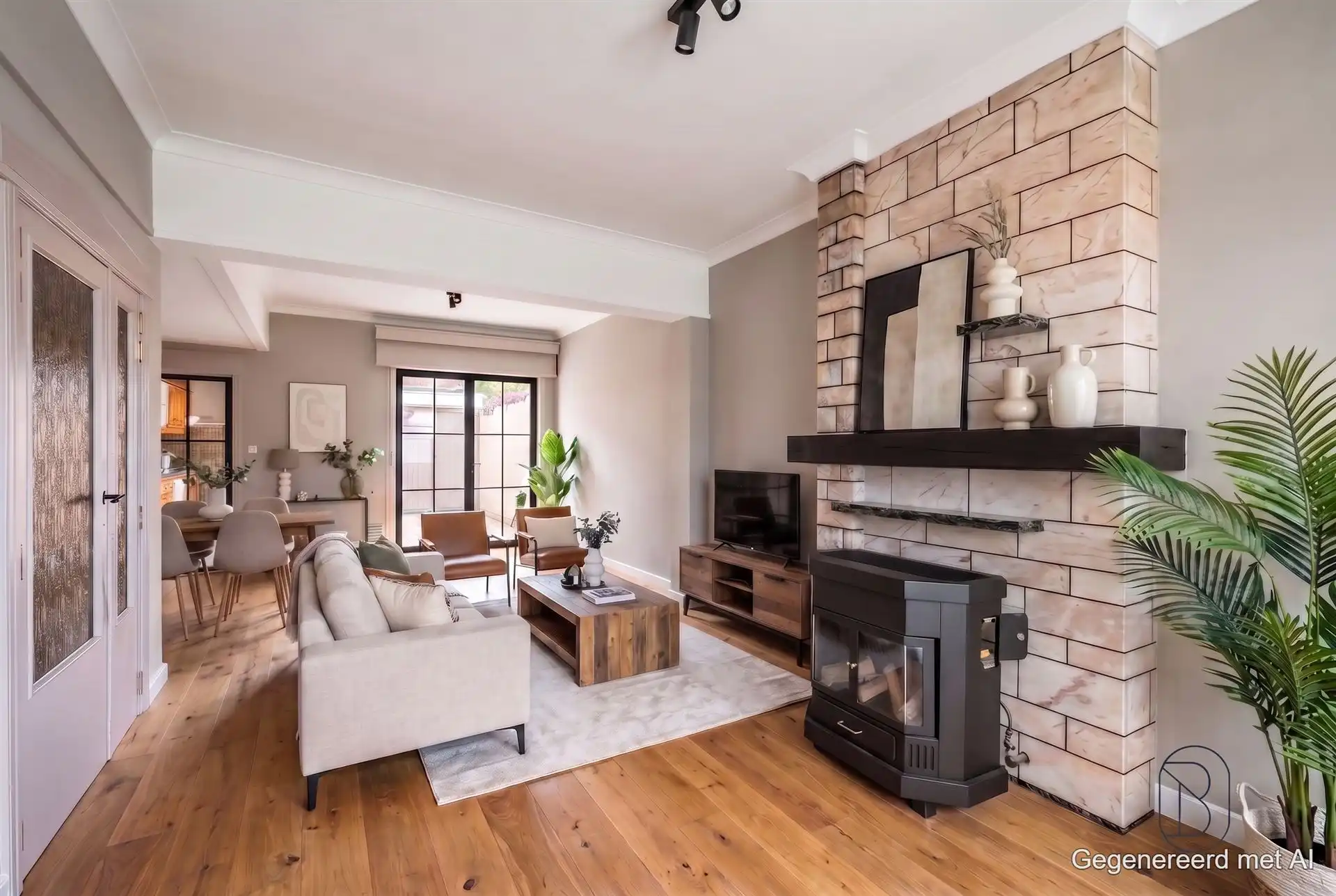 Te renoveren woning met 3 SLK, stadstuin en veel potentieel foto 4