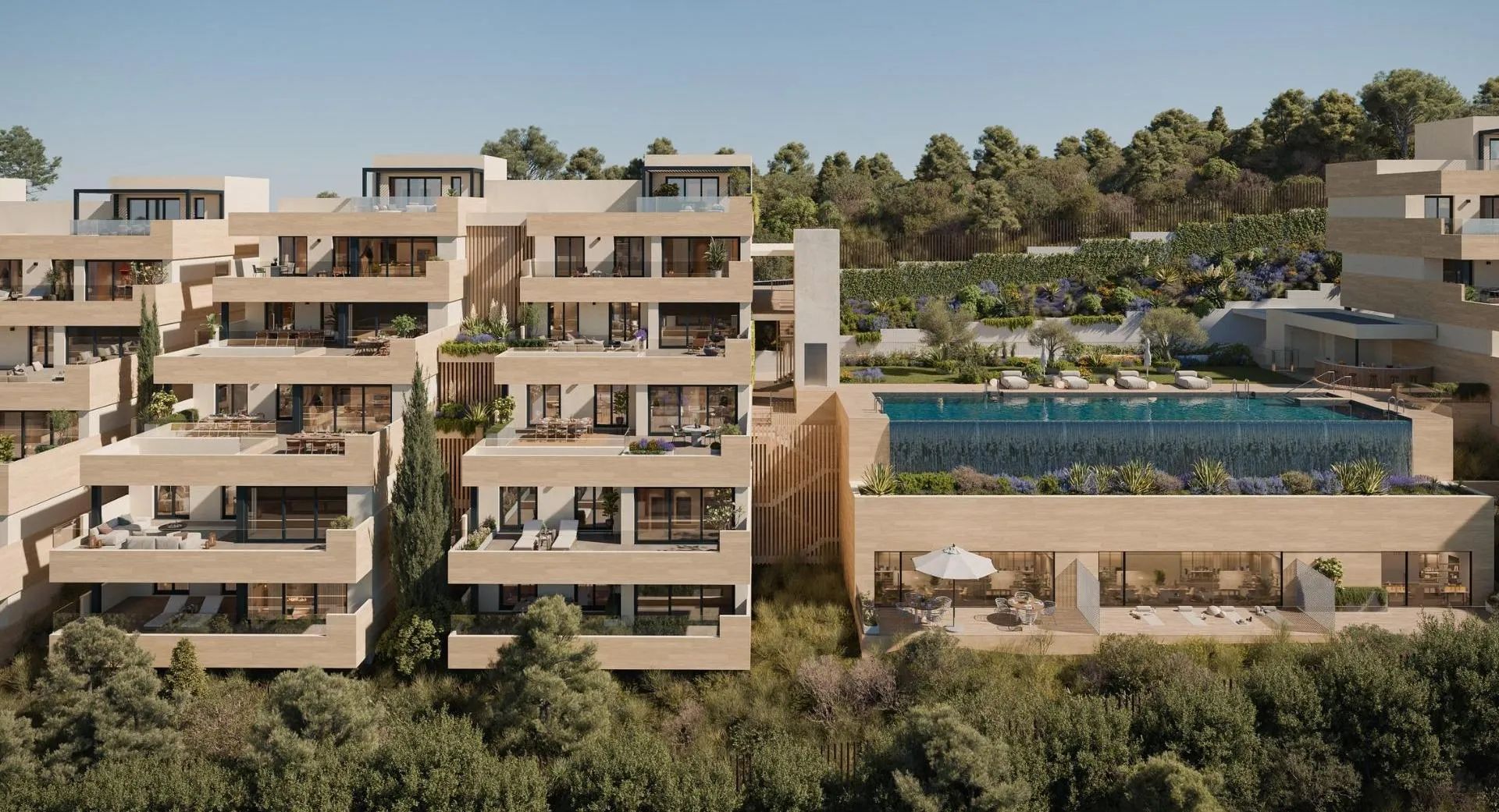 Prachtig woonproject in Mijas met adembenemend zee- en bergzicht, hoogwaardige appartementen te koop foto 19