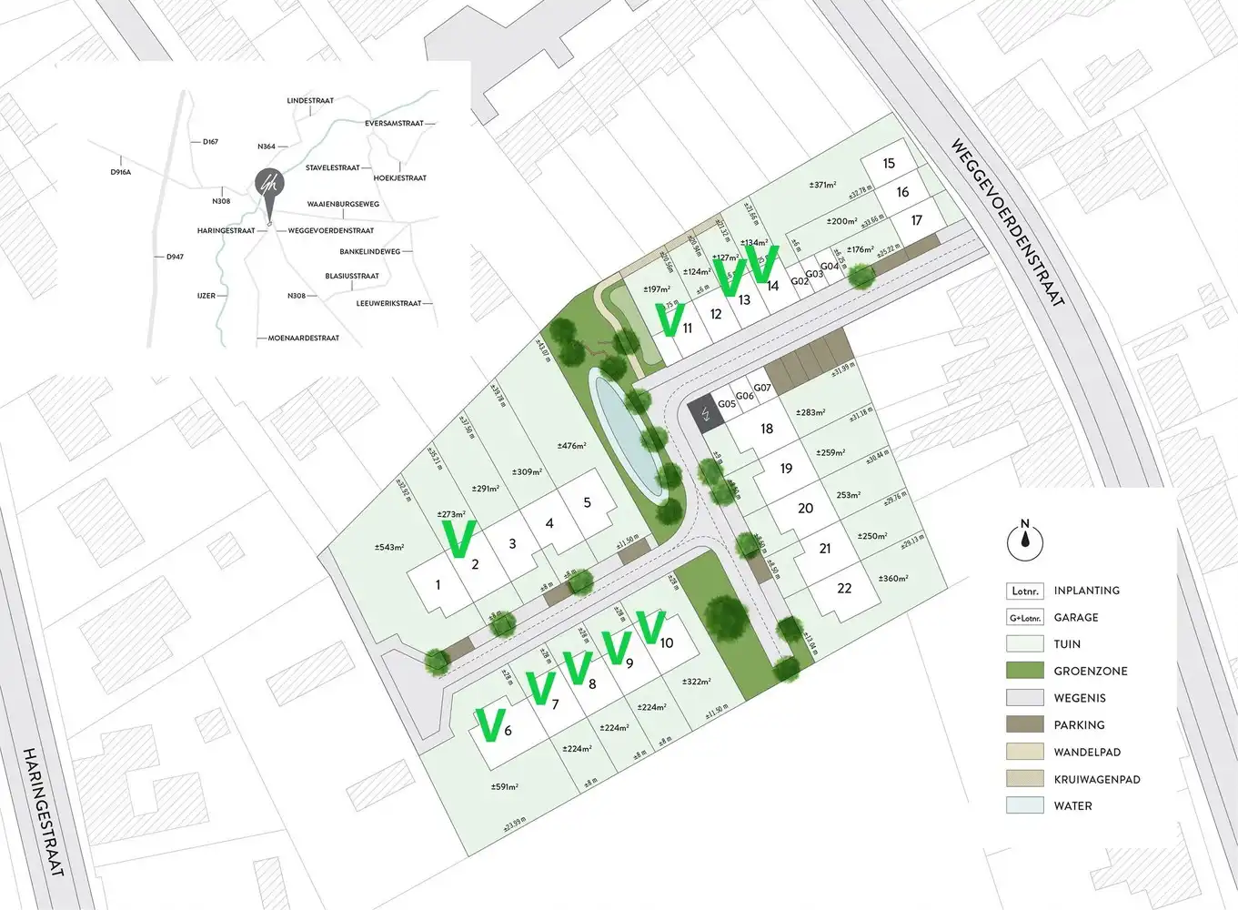 Roesbrugge: Betaalbare nieuwbouwwoningen met alle modern comfort, 3 slpks, garage en tuintje foto 24