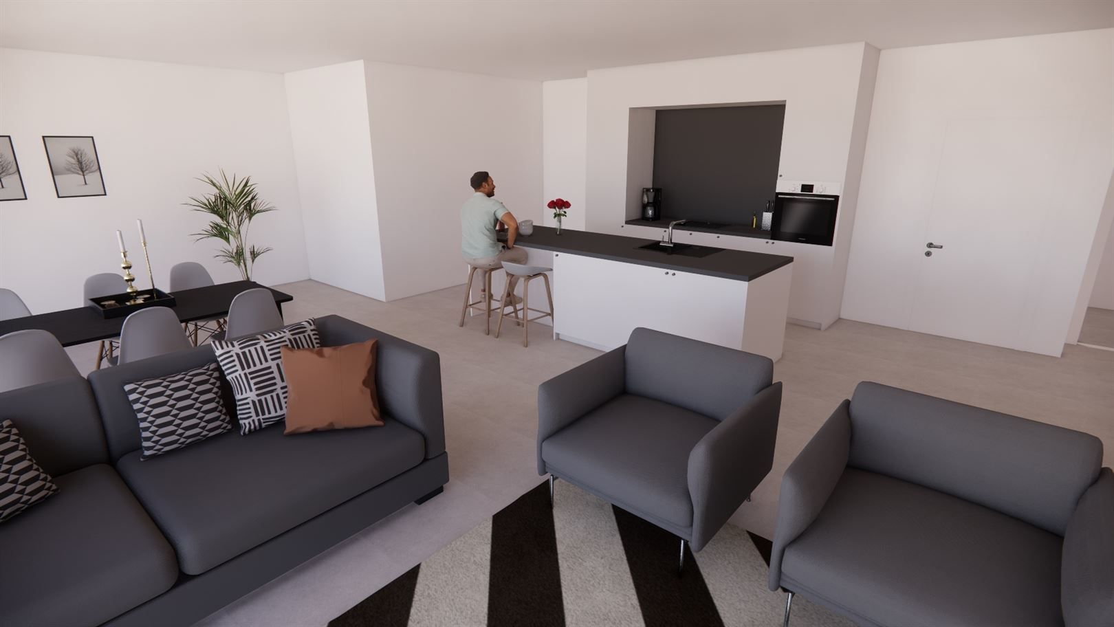 Wonen in stijl 6 luxueuze nieuwbouwappartementen te huur vanaf 1 juli 2025 In Buggenhout (Opstal) foto 2