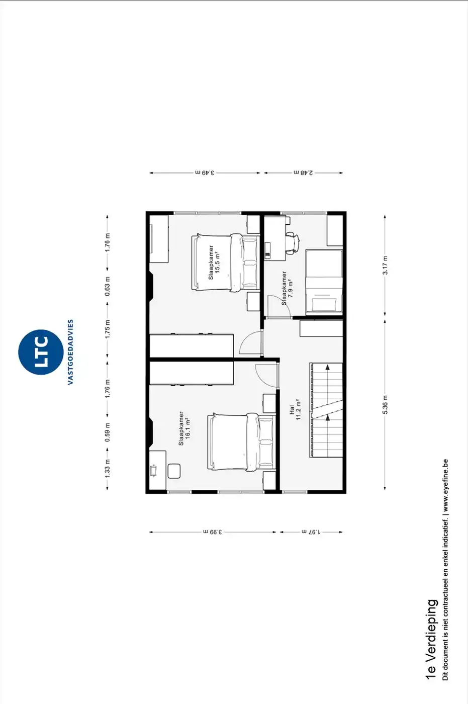 Halfopen woning met grote tuin en garage in Zoutleeuw foto 28
