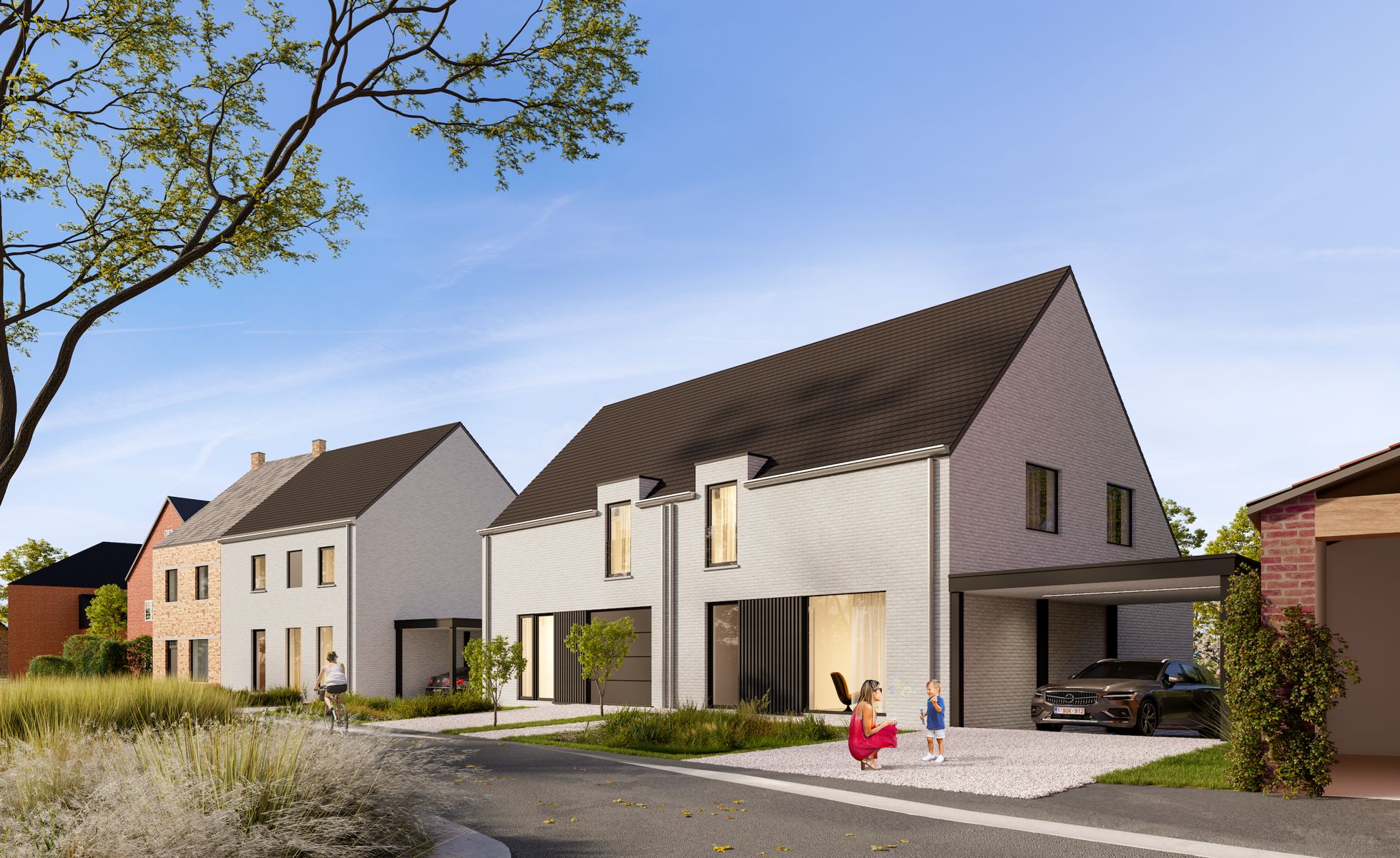 Halfopen nieuwbouwoning met garage en tuin foto 5
