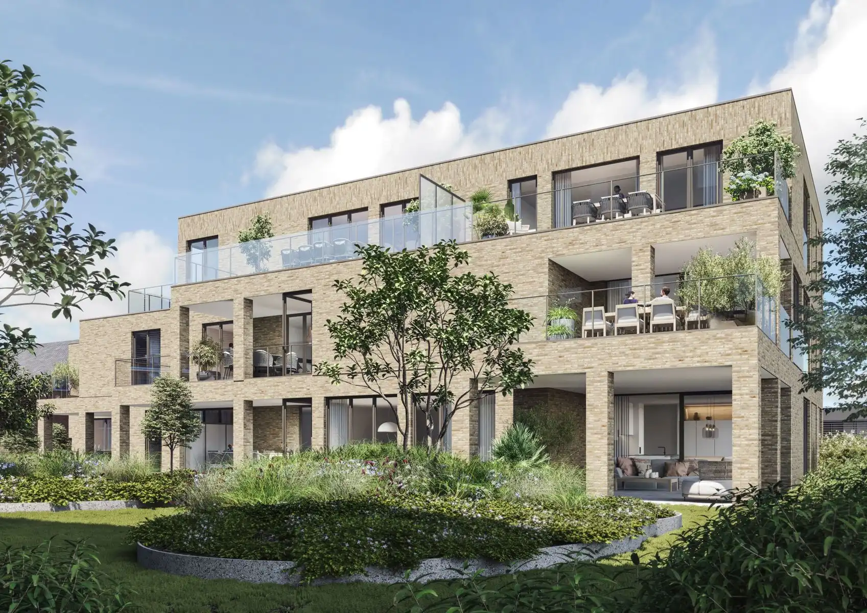 Nieuwbouwproject - stadsrand - mooie terrassen  foto 7