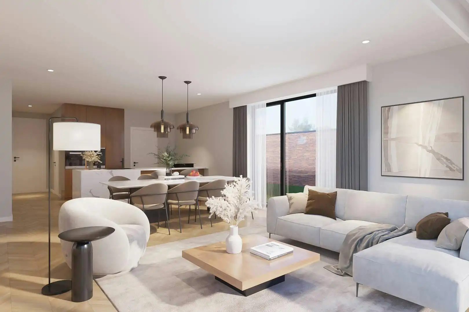 Gelijkvloers appartement met ruim terras in Genk foto 4