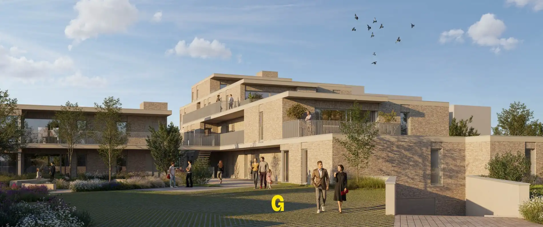 Nieuwbouwappartement op het gelijklvoers met 3 slaapkamers en 2 terrassen, in res. de Boomgaard vlakbij het centrum van Hoeselt foto 6