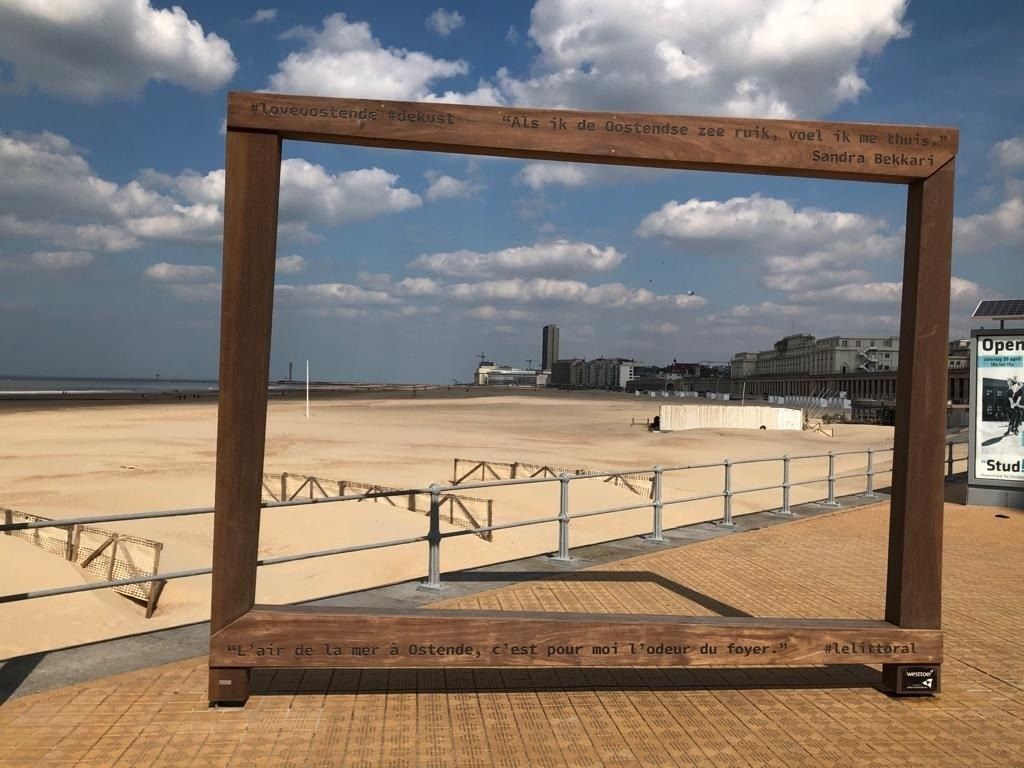 Nieuwbouwproject Bel  Air   I te   Oostende  dicht bij het Strand (lateraal zeezicht).     Terrasresidentie  gekenmerkt door  z'n mooie architectuur.     3de  v foto 10