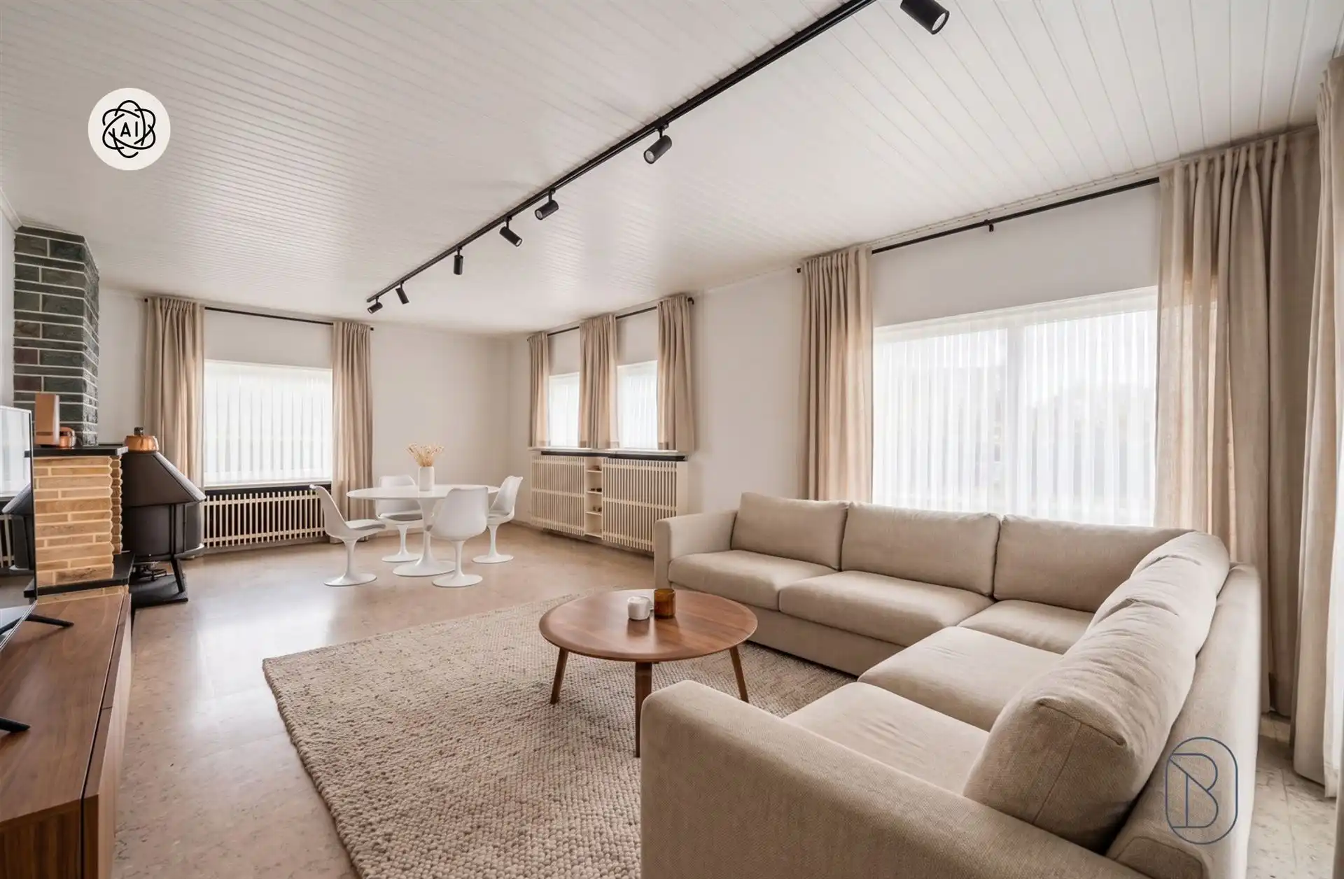 Degelijke woning (onderkelderd) + aparte garage en tuin.  foto 9