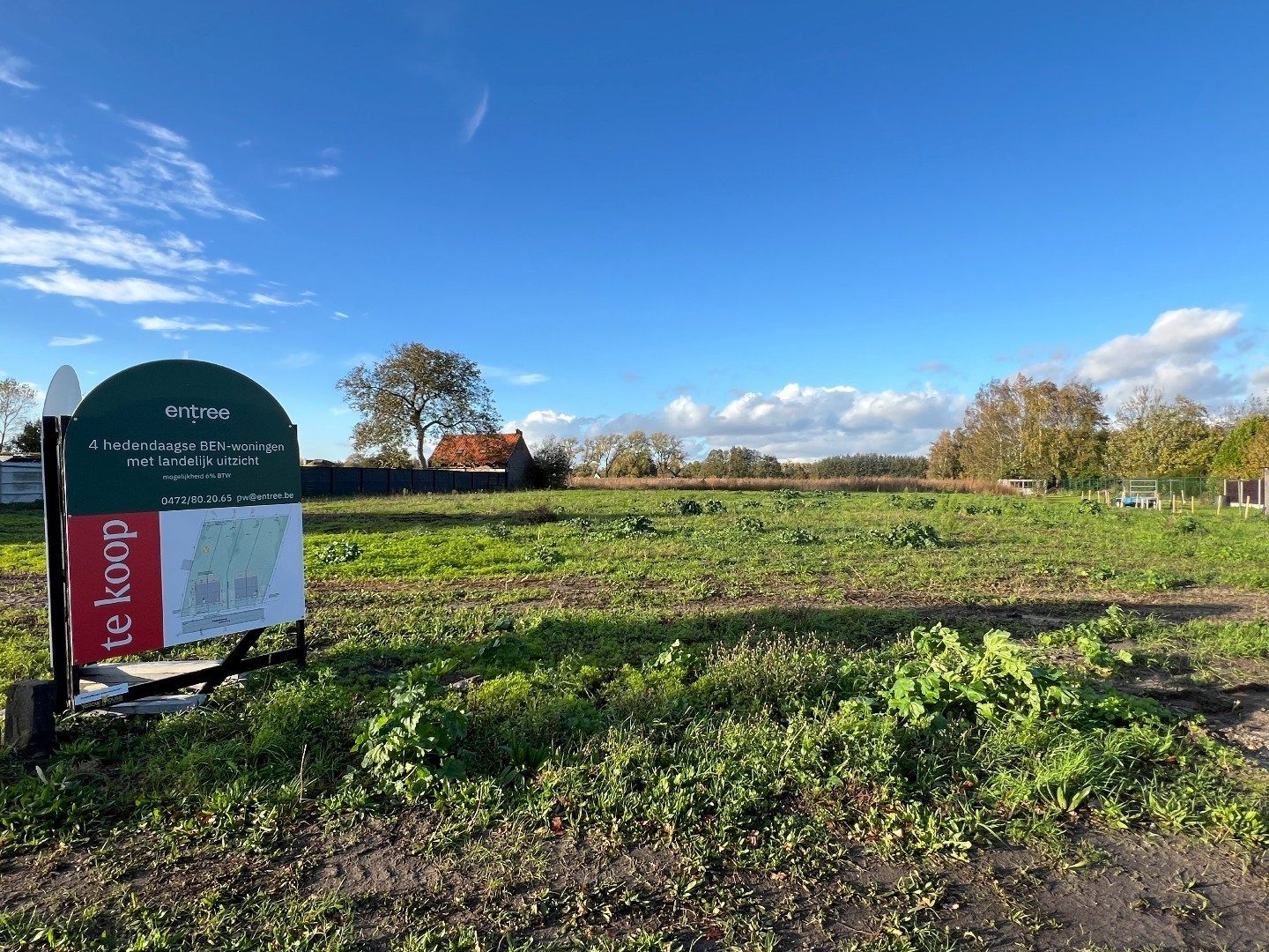 BEN Nieuwbouw woning met groen verzicht en op een steenworp van Gent foto 2