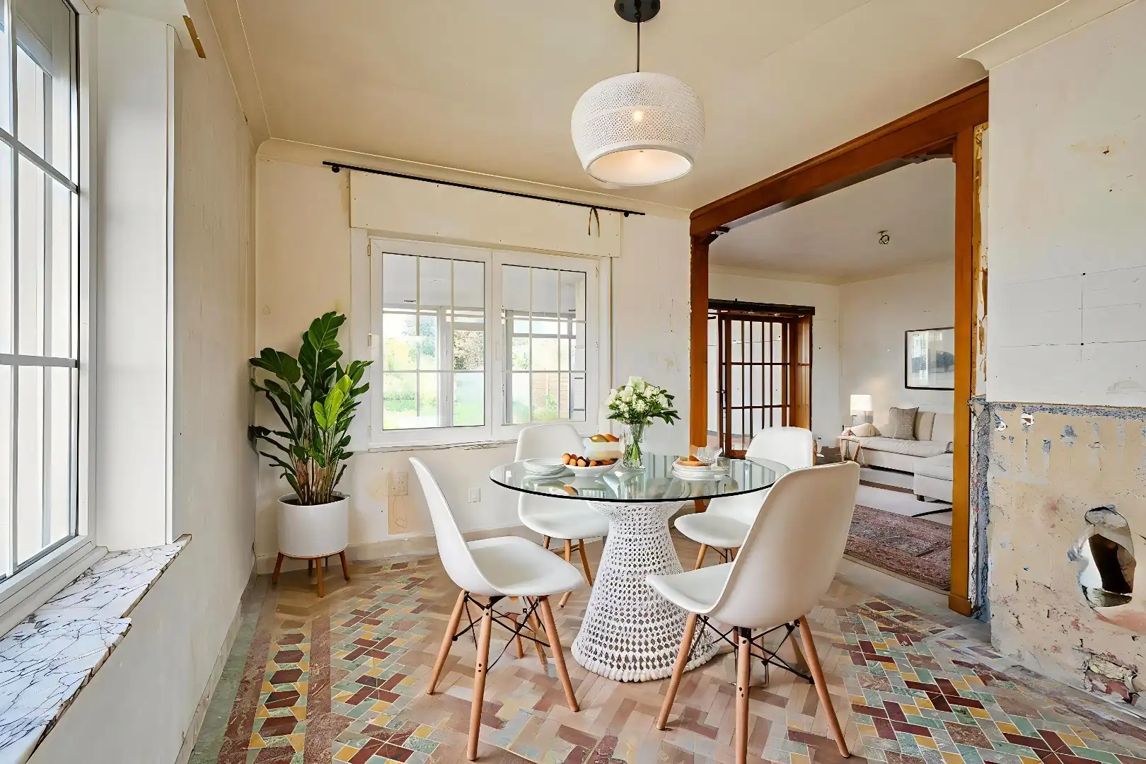 Halfopen woning met garage en fenomenaal uitzicht in Rekkem foto 3