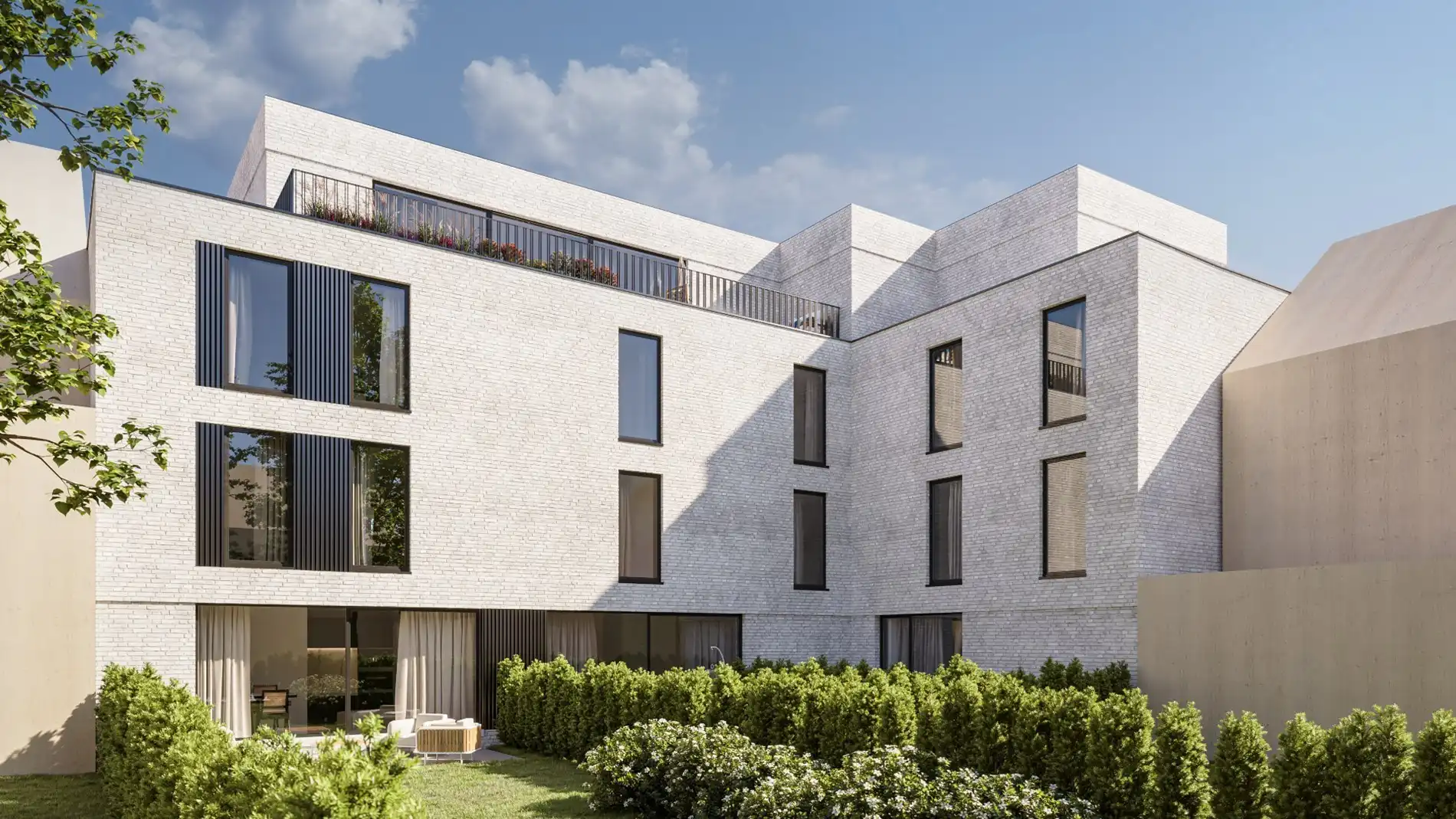 2 slpk appartement van ca. 88,5 m² en een terras van ca. 10m² foto 3