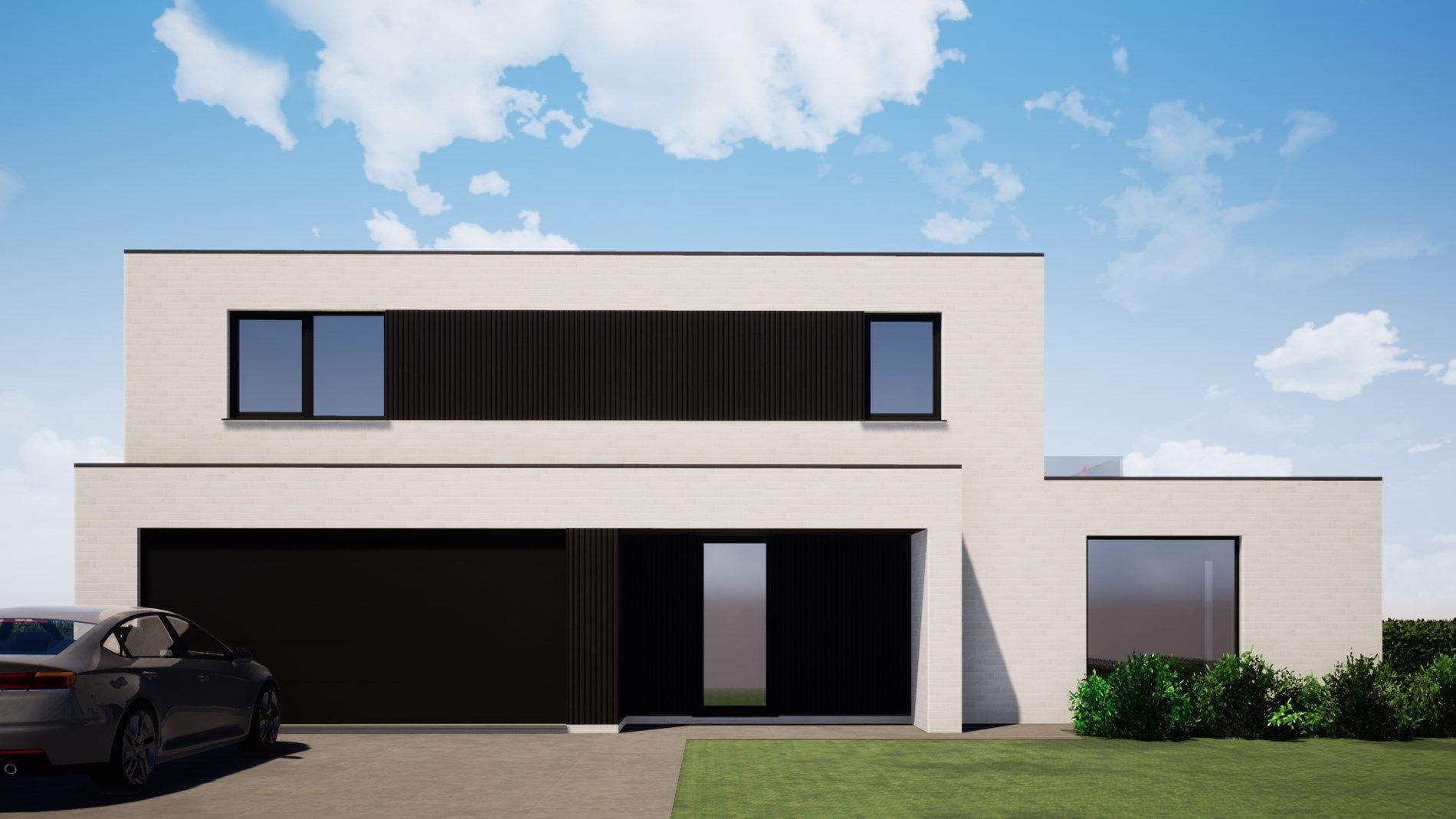 Nieuwbouwvilla met 4/5 slaapkamers en dubbele garage op 1902 m² in Ruddervoorde! foto 2