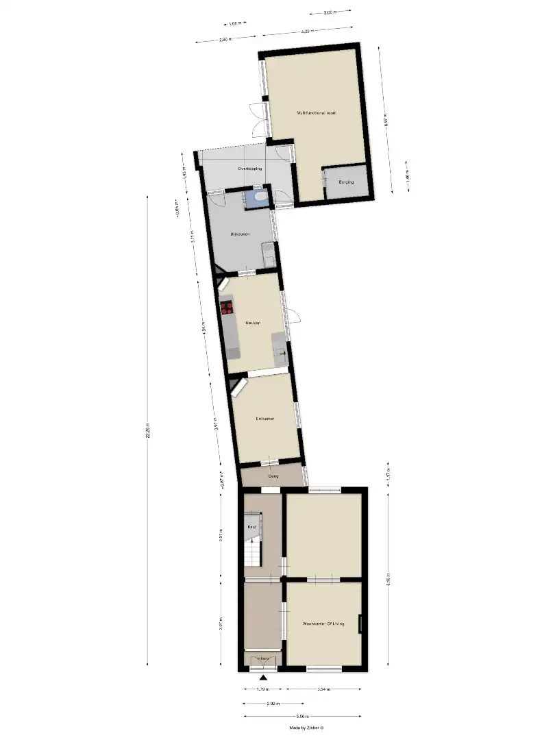 Ruime te renoveren woning met 3 slaapkamers in Lubbeek met doorgang langs het perceel van de buren. EPC: 736 KWH/m² foto 38