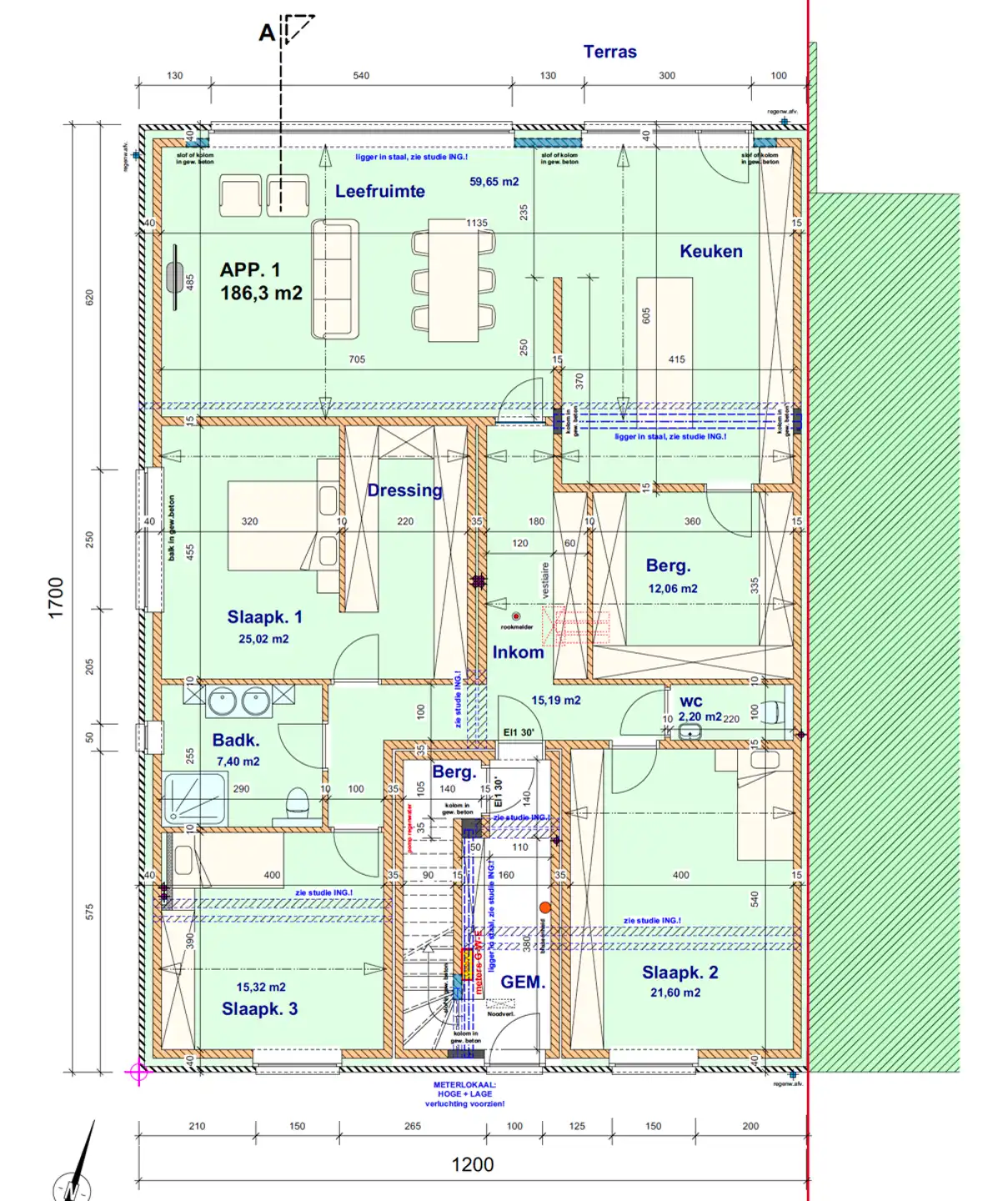Ruim gelijkvloers appartement (geen 21% btw) foto 7