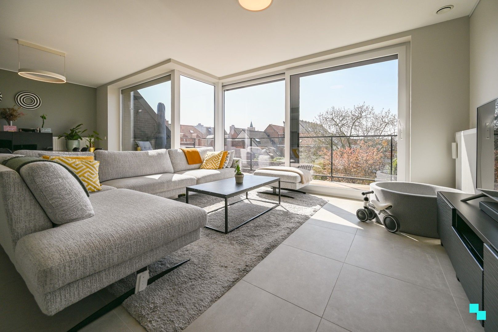 Energiezuinig tweeslaapkamer appartement te hartje Sint-Eloois-Winkel foto 12