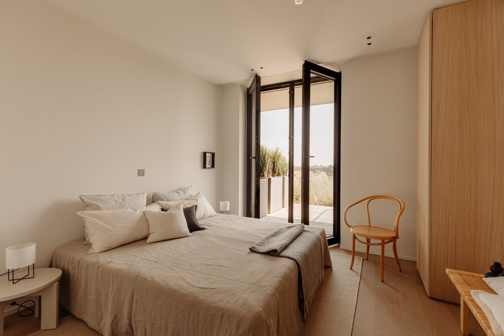 Uiterst smaakvol en top-notch afgewerkt appartement met frontaal zeezicht van het gelijkvloers terras - Residentie Blanke Top foto 15