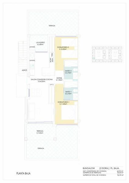 NIEUWBOUW COMPLEX VAN BUNGALOW APPARTEMENTEN IN LOS BALCONES, TORREVIEJA foto 23