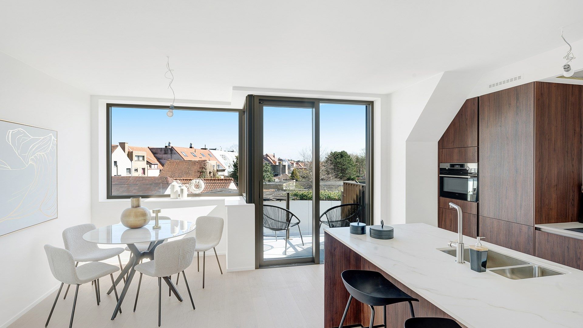 Residentie Edward: Nieuw duplex-appartement (3 slaapkamers) van 128 m² te Knokke-Centrum foto 6