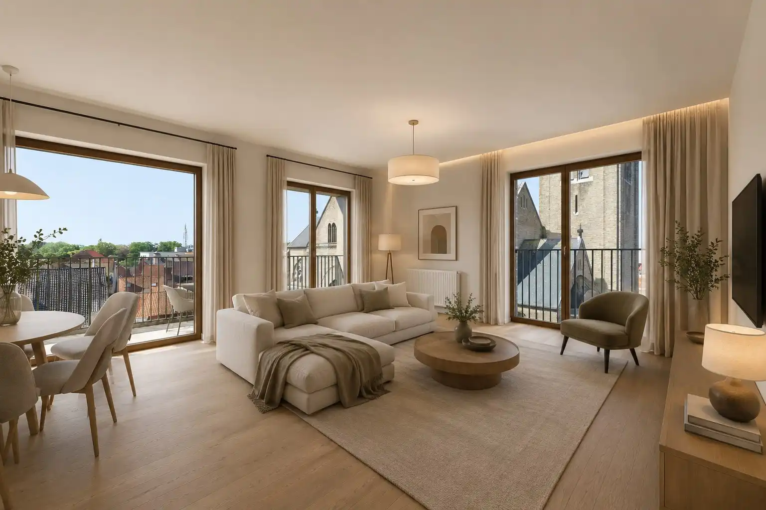 Luxueus appartement met zonnig terras in het hart van het historische stadscentrum van Ieper foto 3