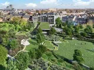 APPARTEMENT met terras, 69m², 1 slaapkamer - Res. Rongese-Park foto 6