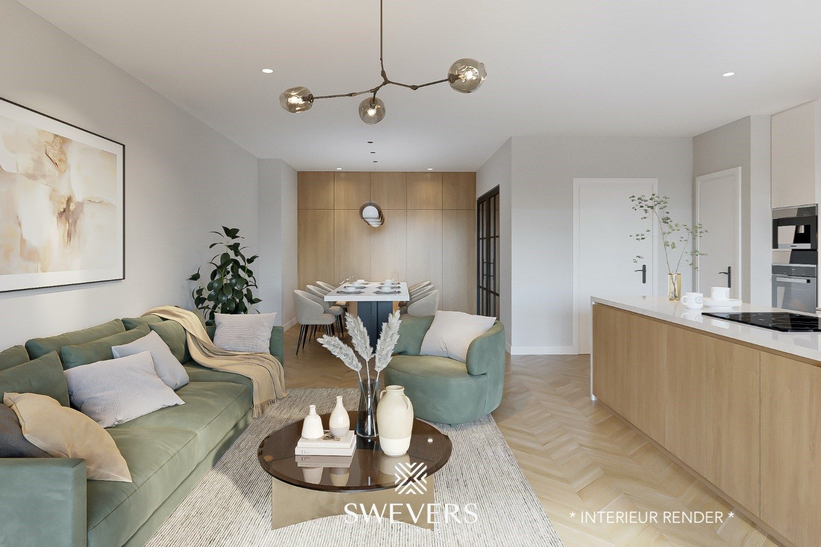 Instapklaar 3-slpkr appartement (EPC: B) met zonnig terras (20m²) en dubbele garagebox nabij centrum Hasselt foto 4