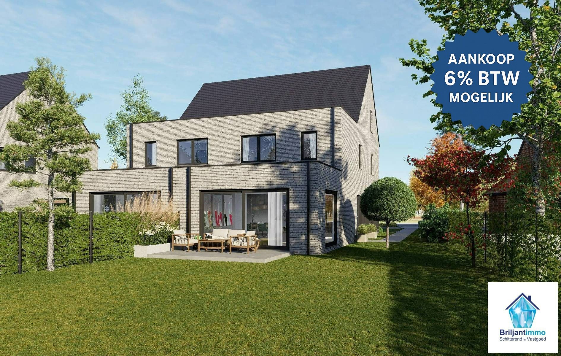Nieuwbouw project in Wintam met zicht op velden. 6% BTW mog. foto 2