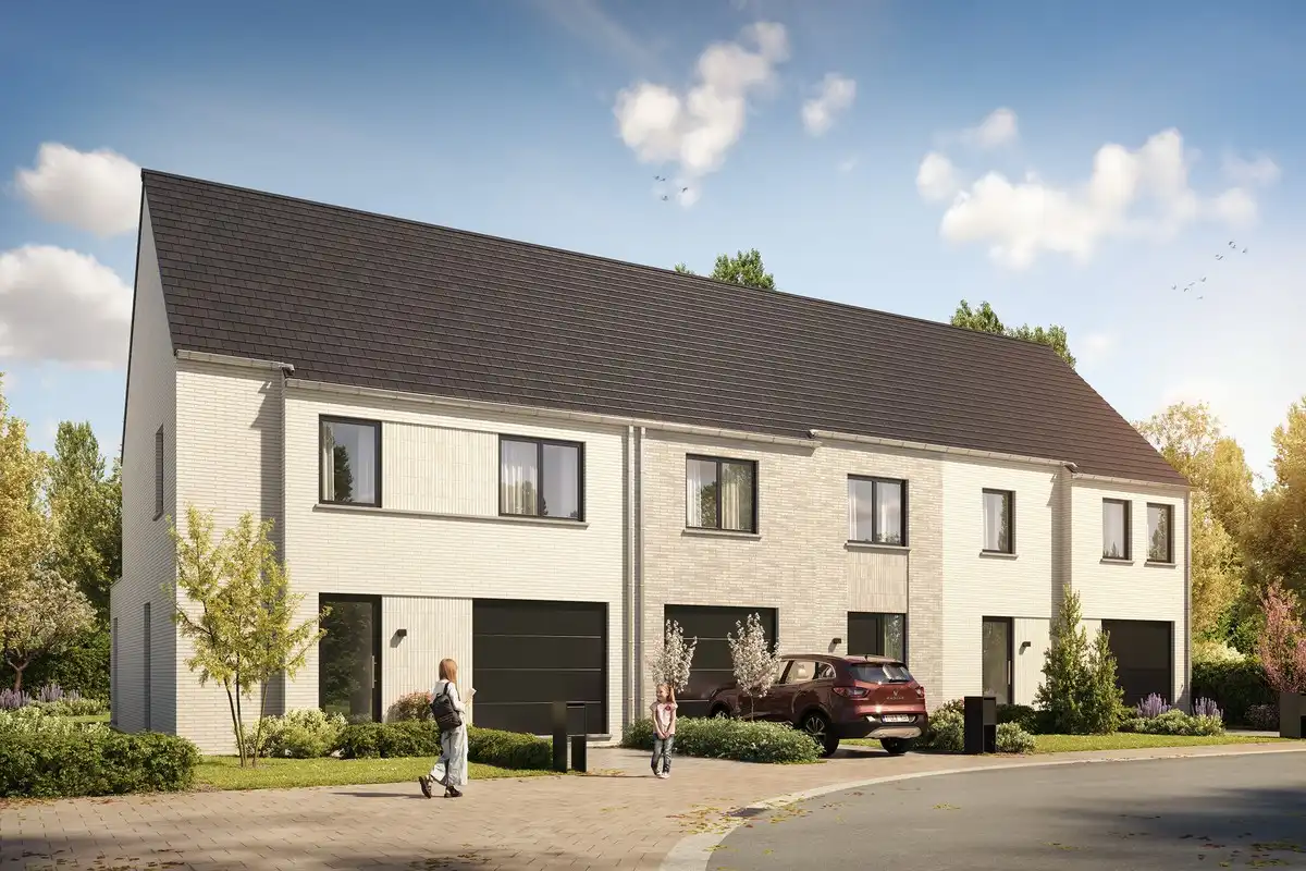 Rustig gelegen, energiezuinige nieuwbouwwoningen te Londerzeel foto {{pictureIndex}}