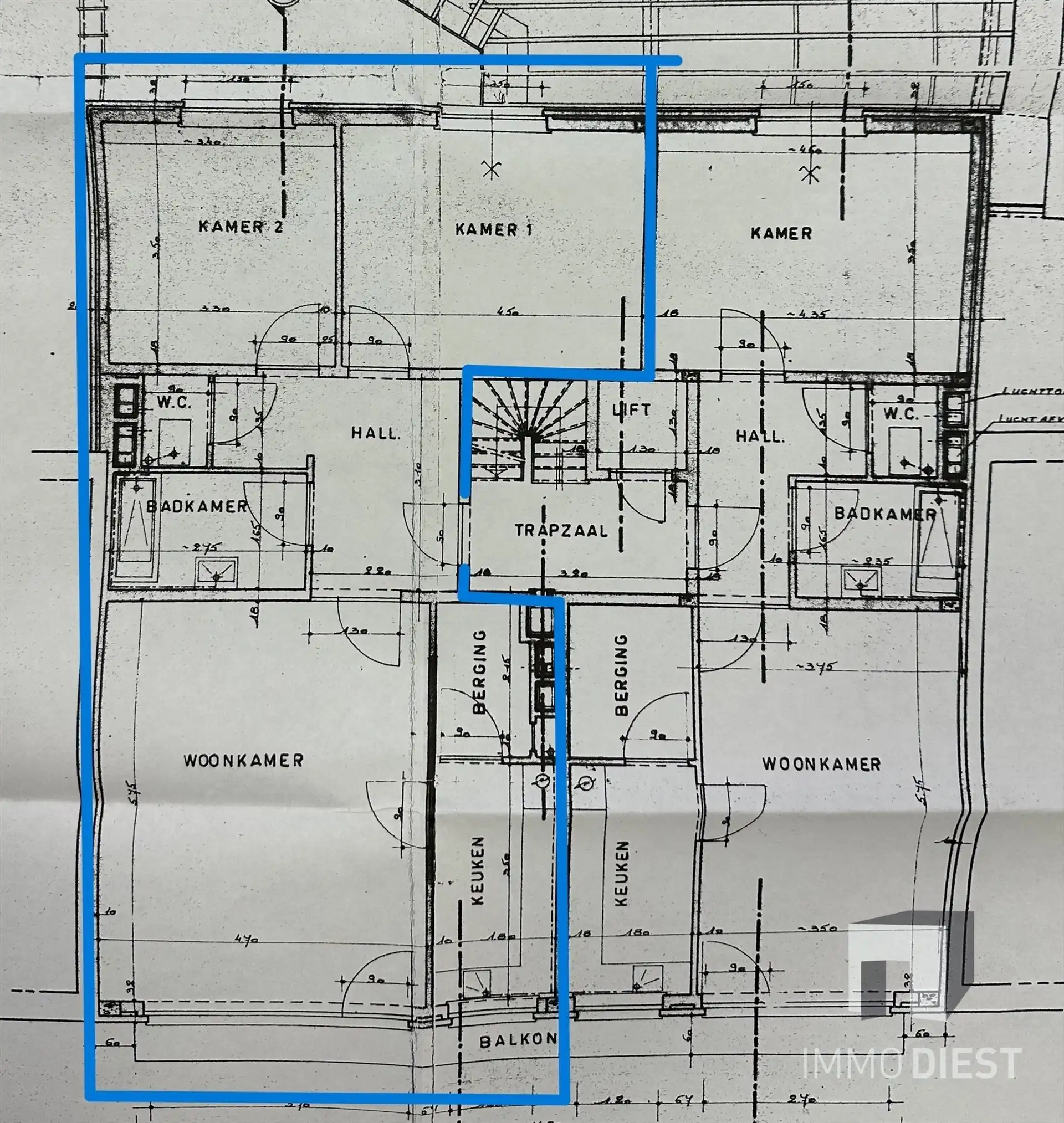 Appartement met 2 slaapkamers in centrum van Diest foto 2