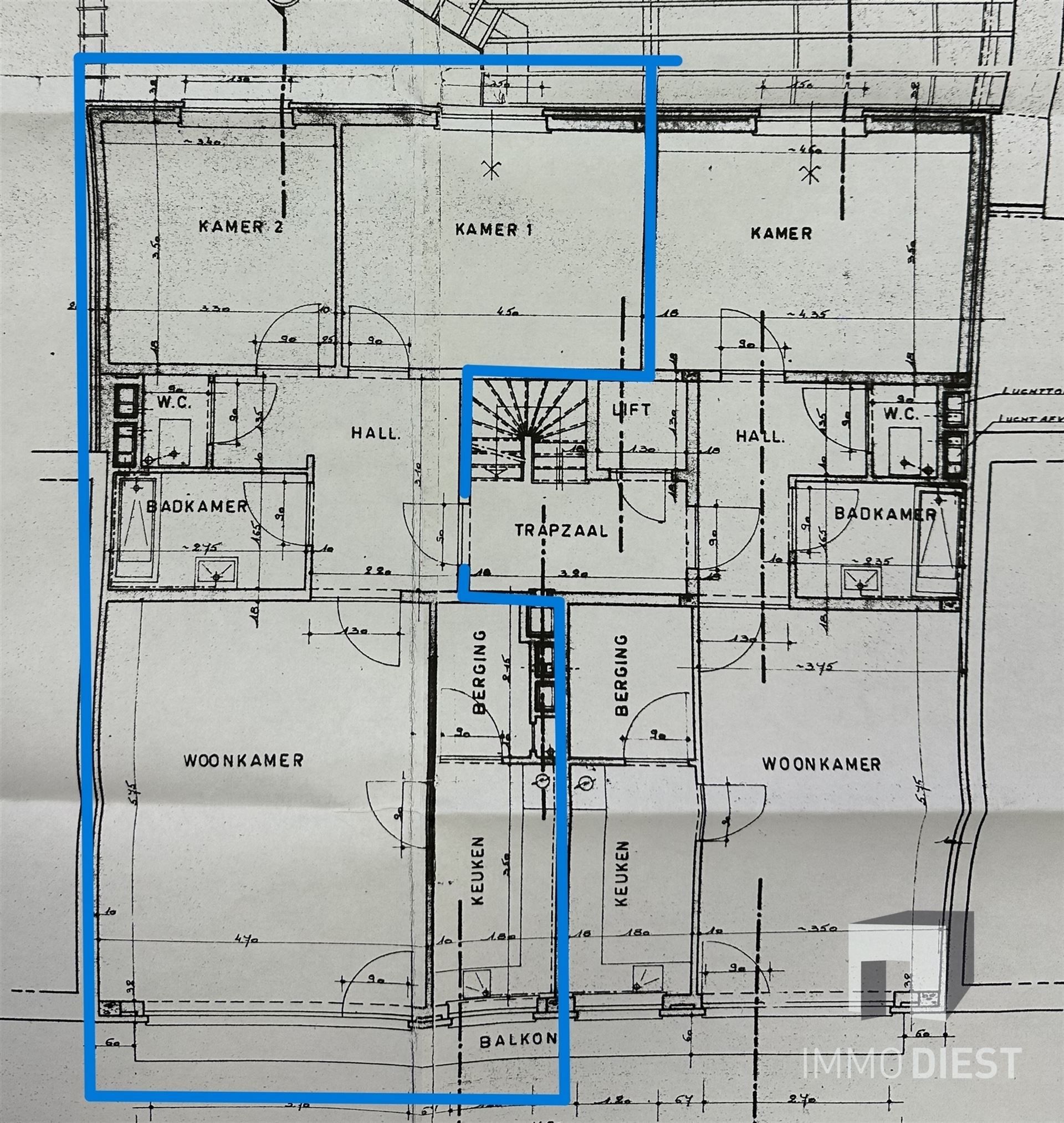Appartement met 2 slaapkamers in centrum van Diest foto 2