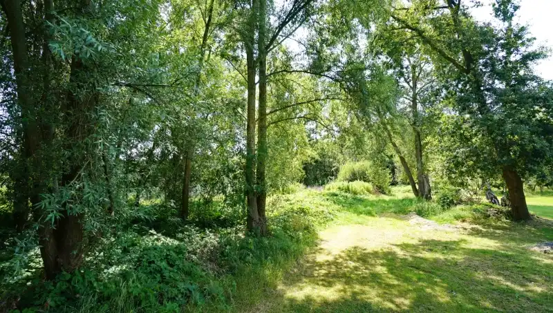 Bouwgrond 8 are 80 ca open bebouwing vlakbij centrum met mooi achterzicht op groene omgeving foto 4