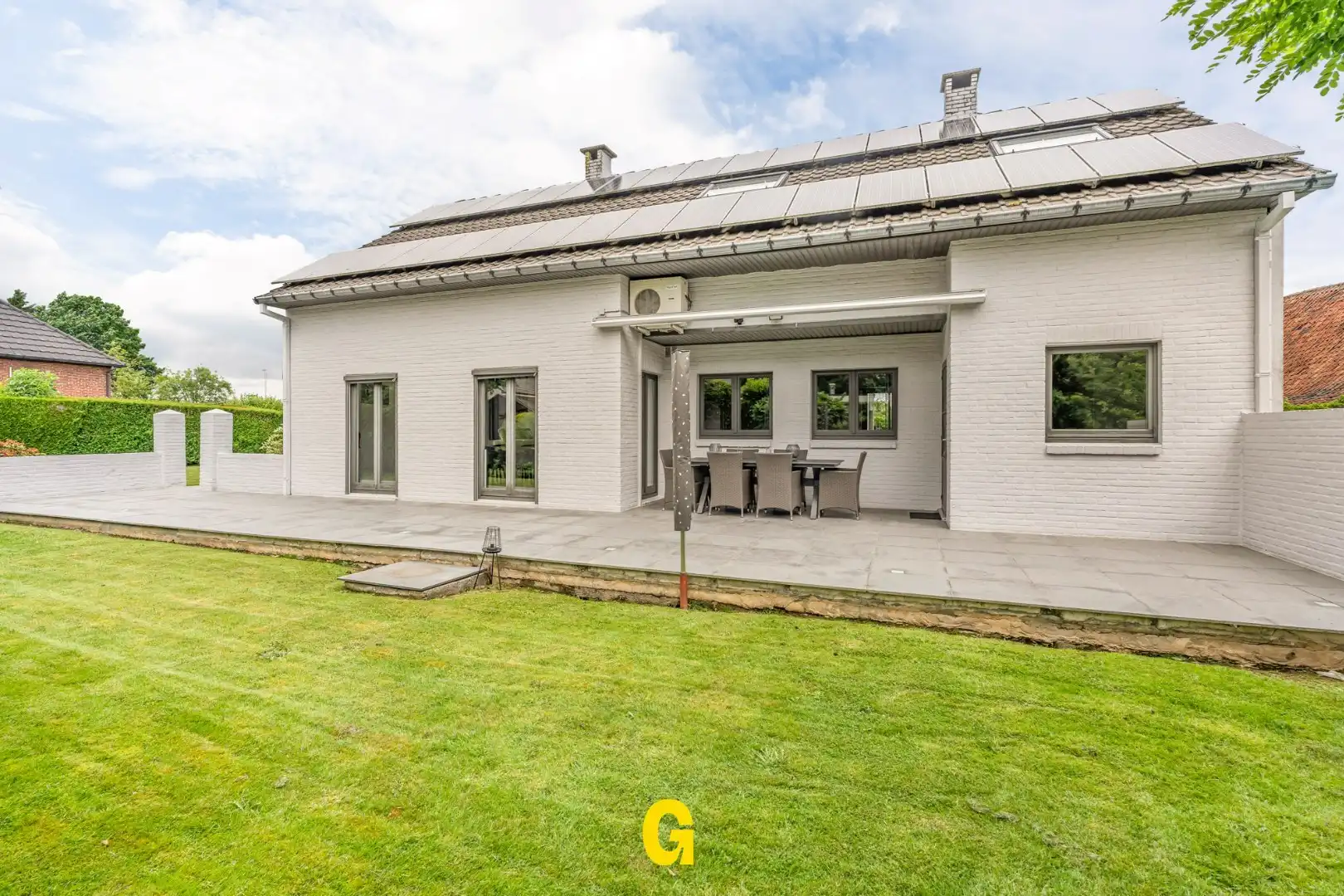 Knappe halfopen woning met een aantrekkelijke tijdloze architectuur, in perfecte staat, op 5a 67ca - label C foto 27