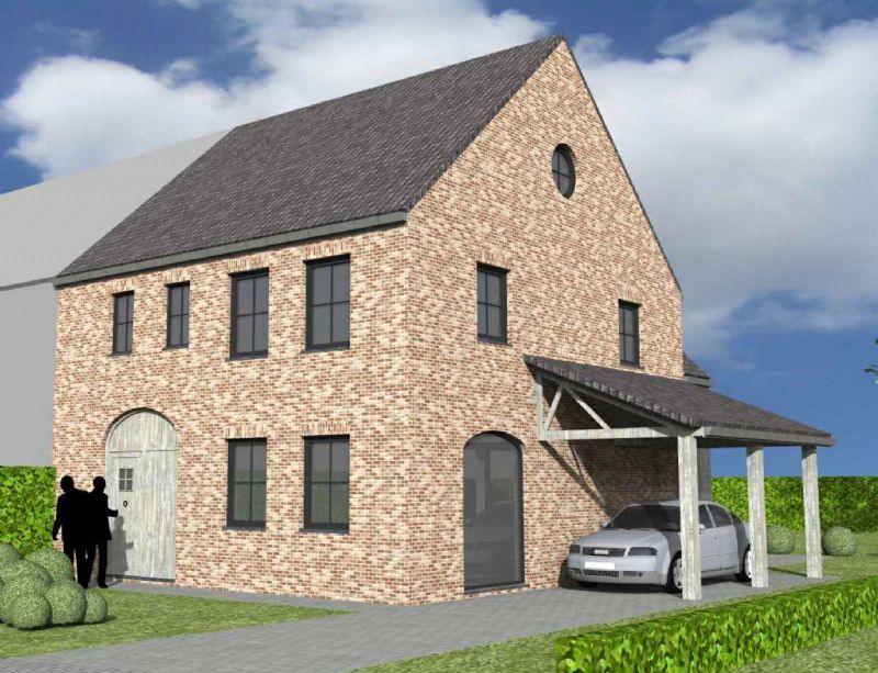 Nieuw te bouwen halfopen woning te Brakel. foto {{pictureIndex}}