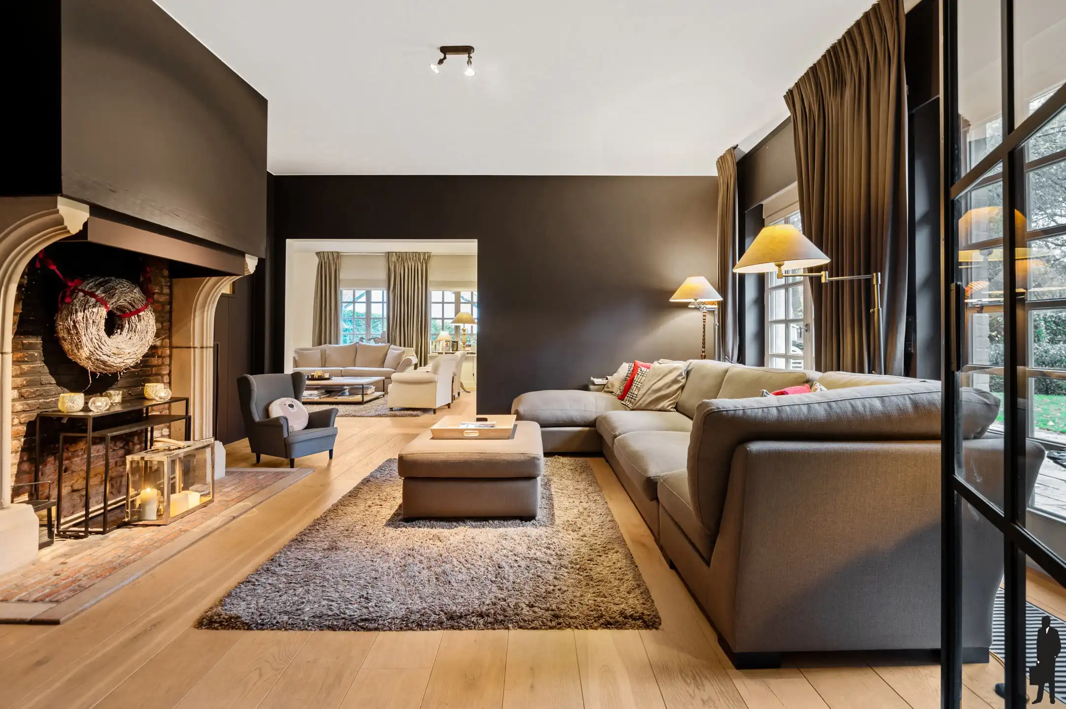 Prachtige villa met uitzicht op de weilanden van het kasteel foto 7