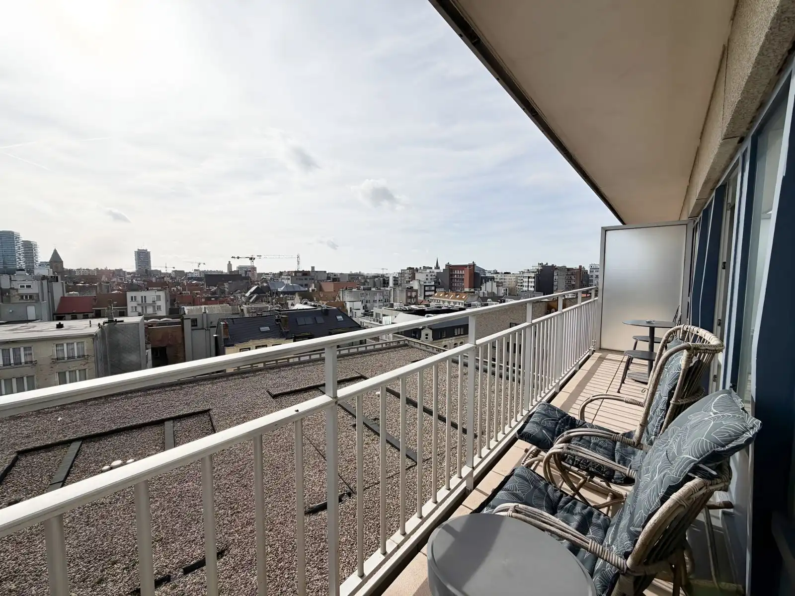 Studio met prachtig panoramisch zicht over het historische centrum van Oostende foto 7