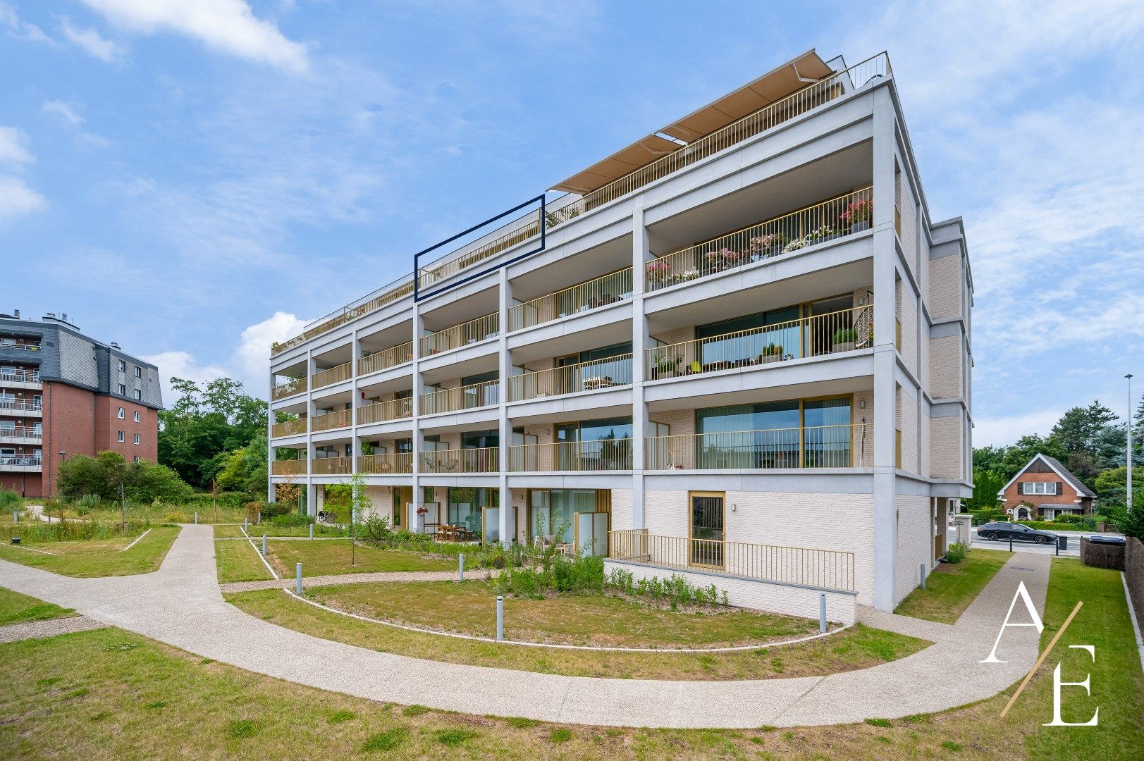 SINT-AMANDSBERG - Laatste beschikbare nieuwbouwpenthouse met prachtig uitzicht (6% btw mogelijk) foto {{pictureIndex}}