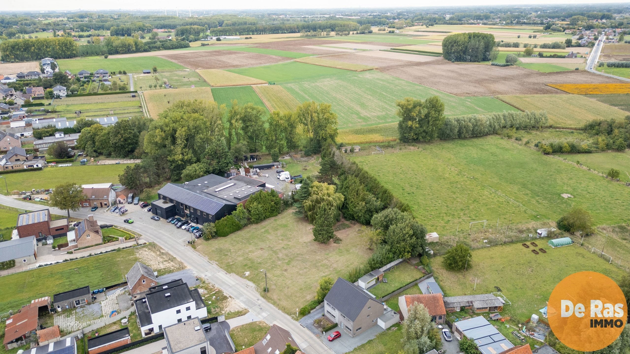 BAVEGEM- Bouwgrond (lot 1) voor halfopen bebouwing met weide foto 4