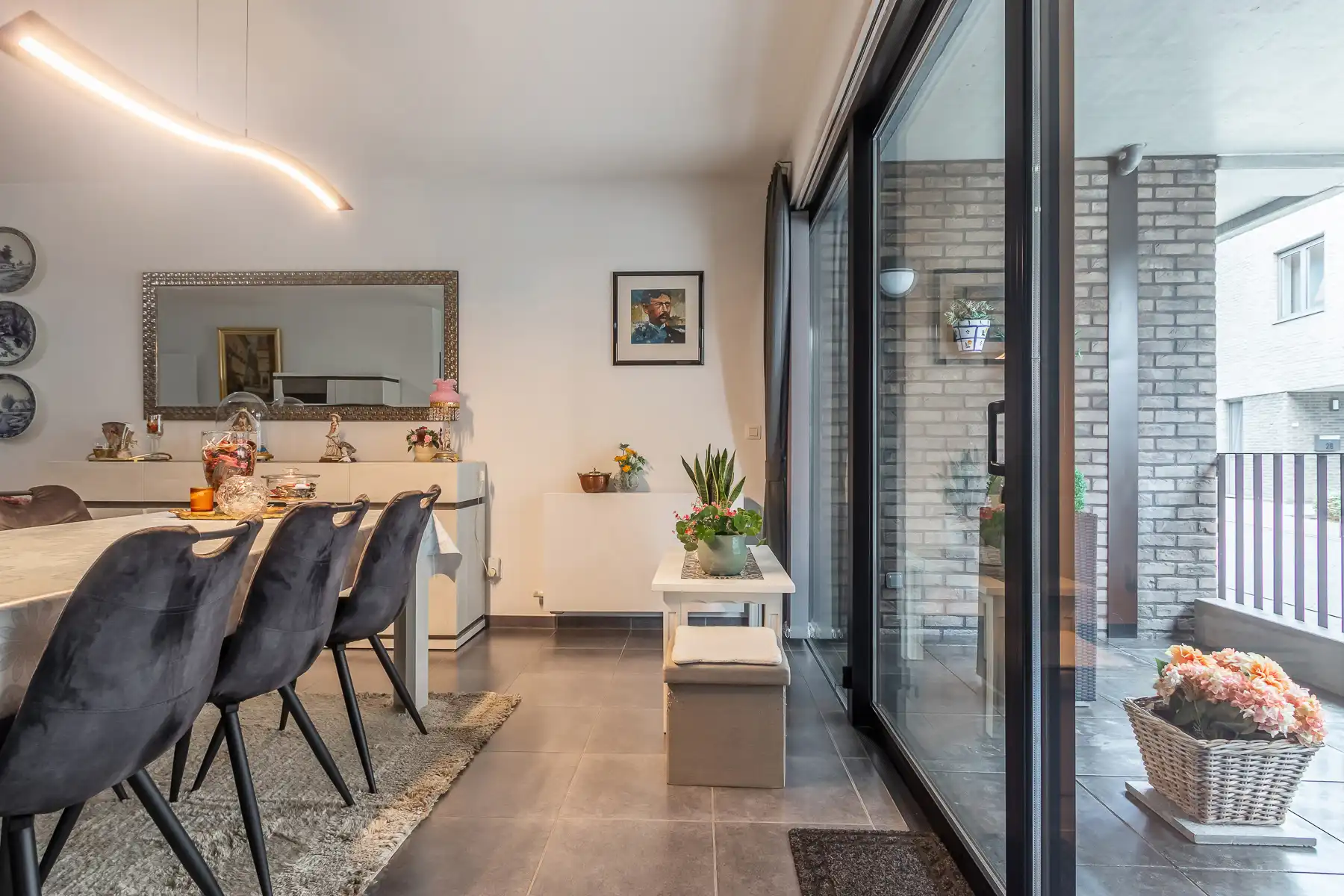 Gelijkvloersapp met 2 slaapkmrs, 2 terrassen + parkeerplaats foto 10