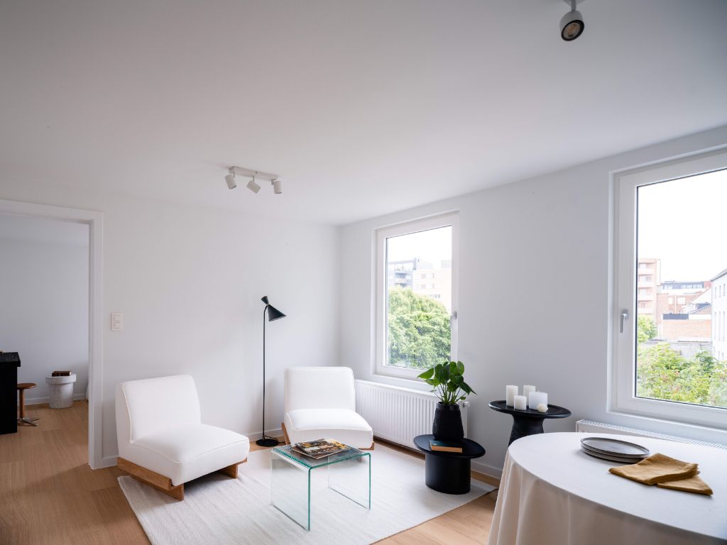 Kwaliteitsvolle gerenoveerde 1 slaapkamer appartementen nabij het Groenevalleipark en de Coupure. foto 3