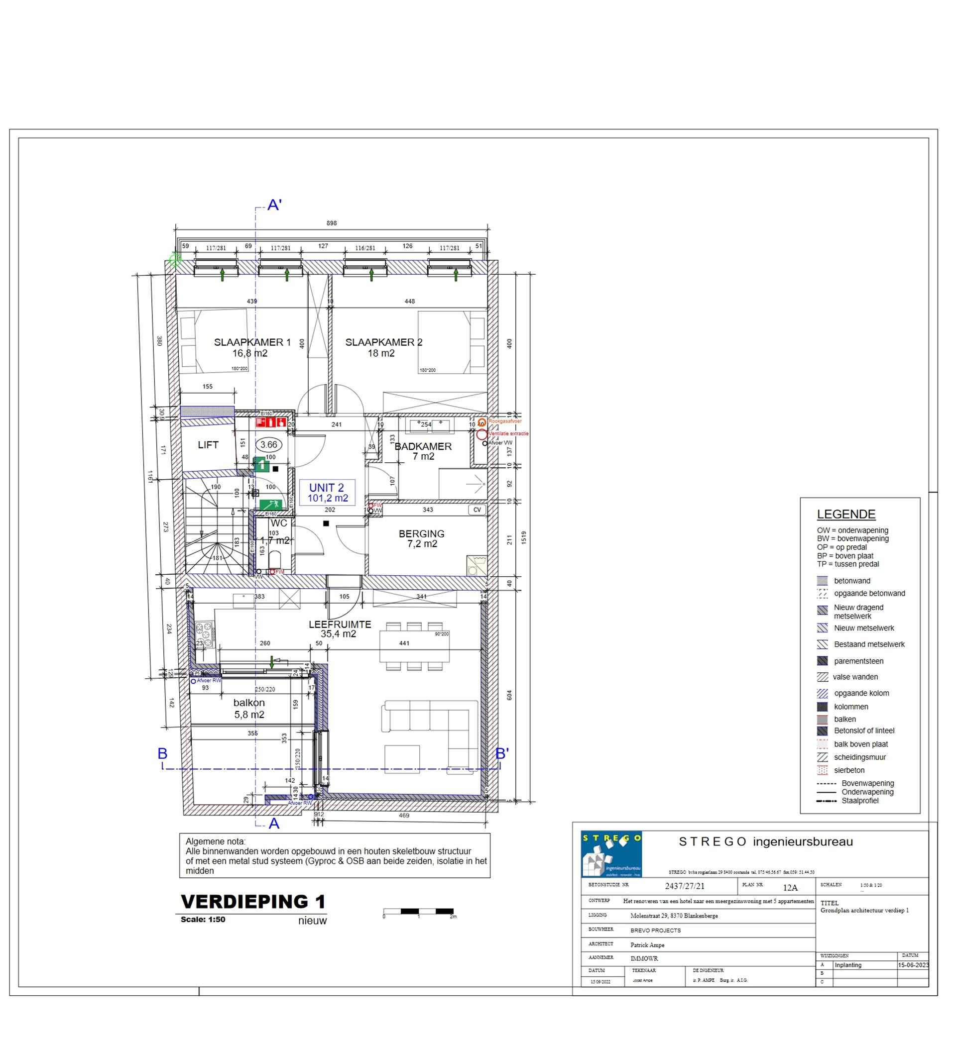 Stijlvol 2 slaapkamerapp. in het hart van Blankenberge
.  foto 2
