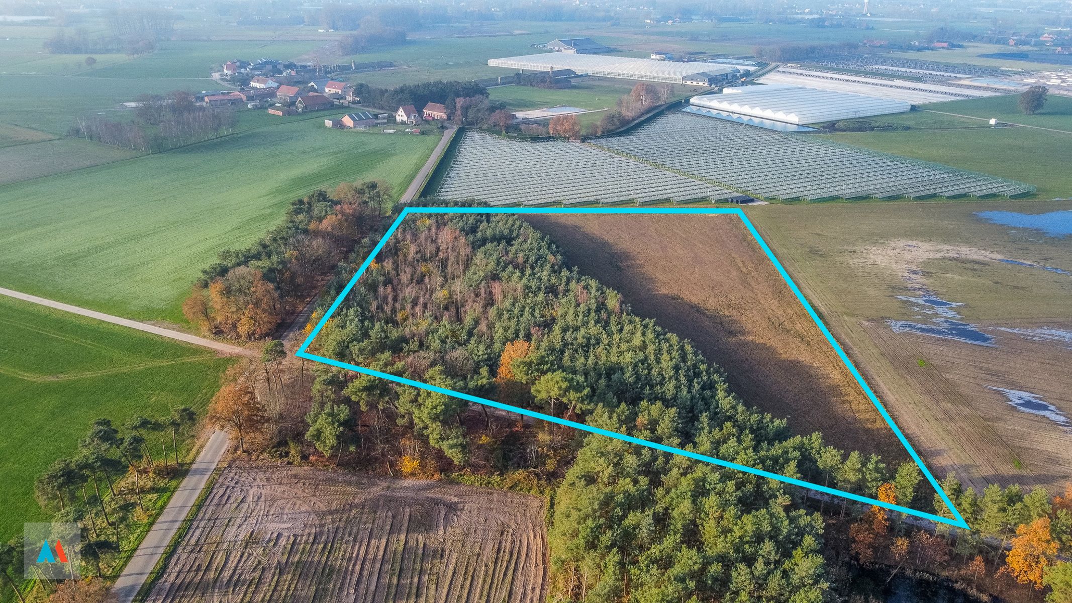 Gemengd perceel Landbouw- en bosgrond foto 6
