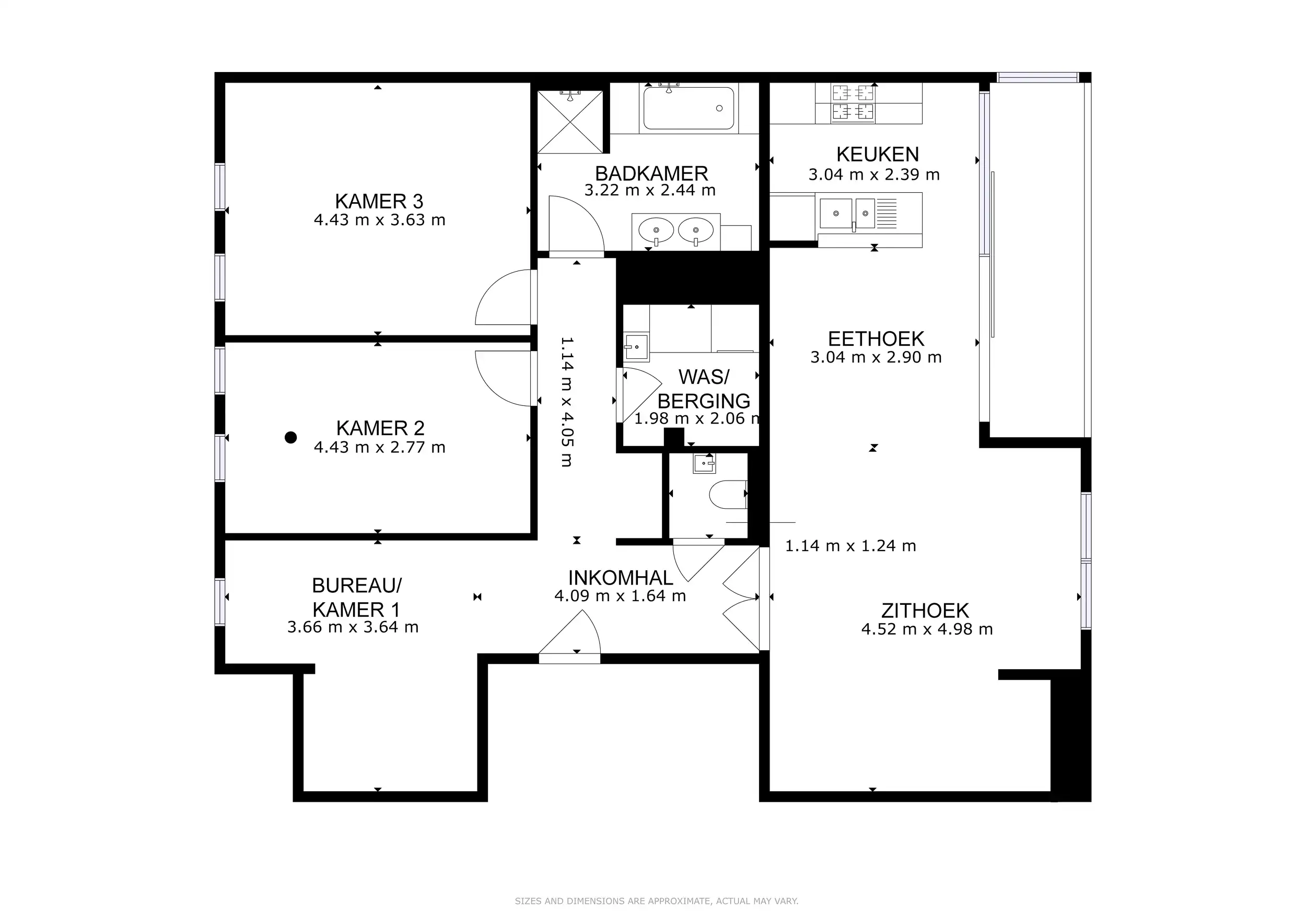 Appartement midden in het centrum van Kruishoutem! foto 13