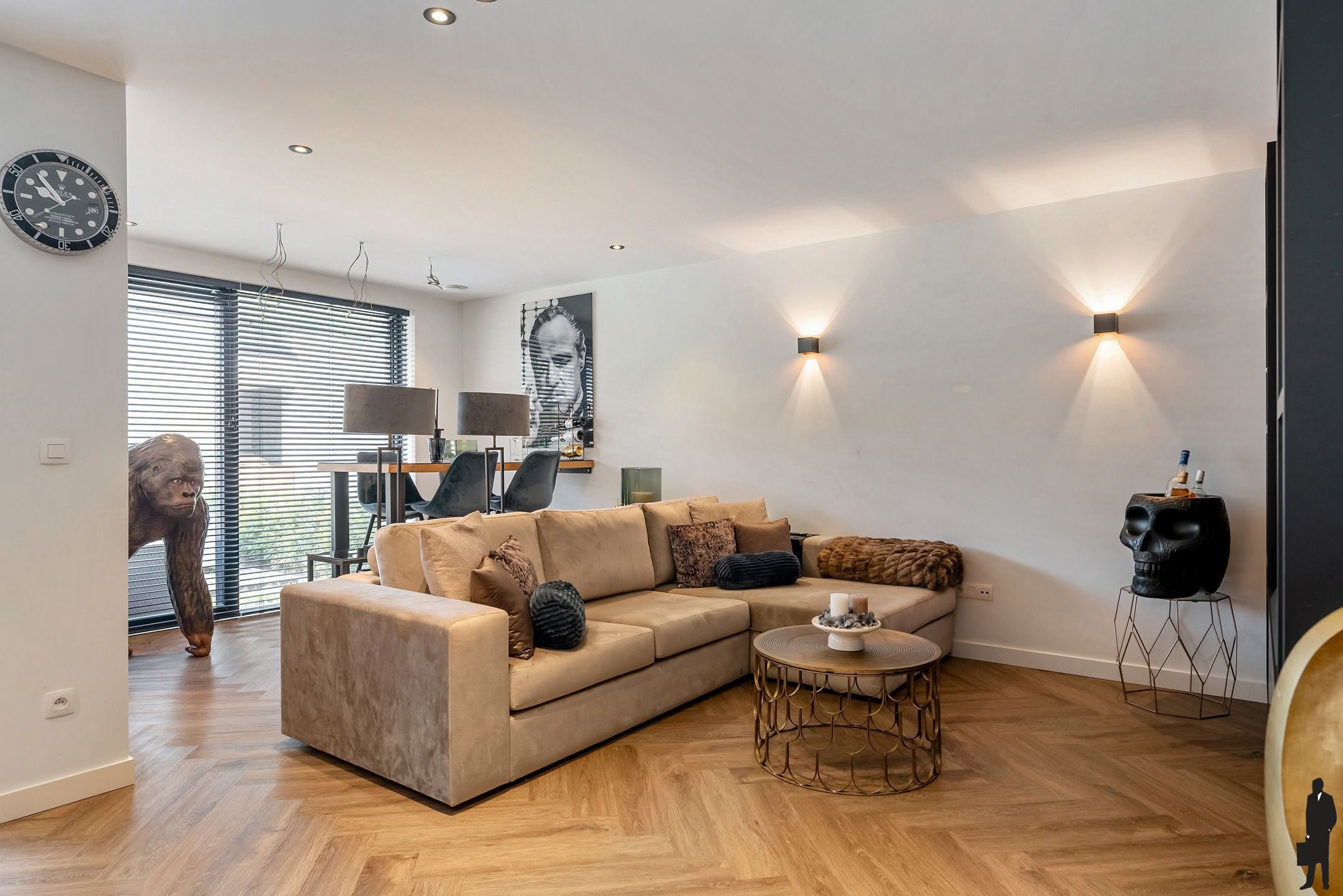 Luxe afgewerkt gelijkvloers appartement met twee slaapkamers foto 6
